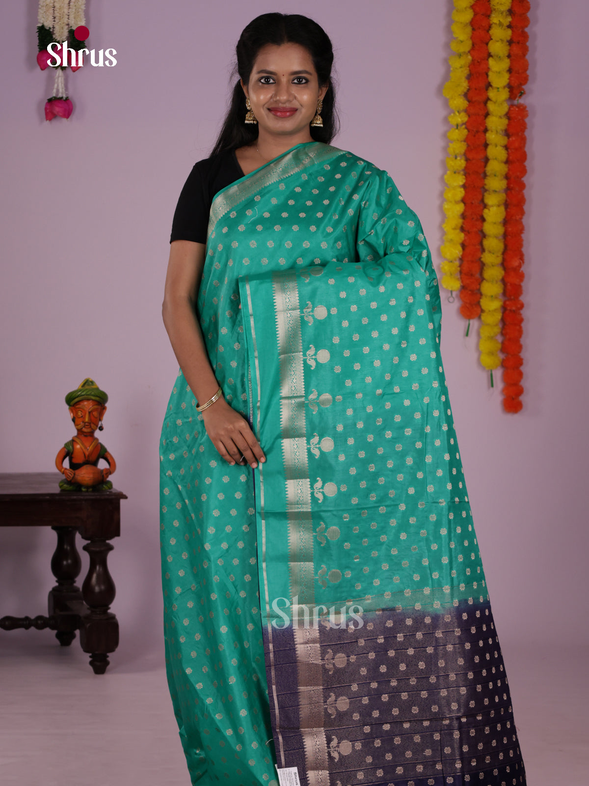 DLS06170 - North Silk Cotton Saree