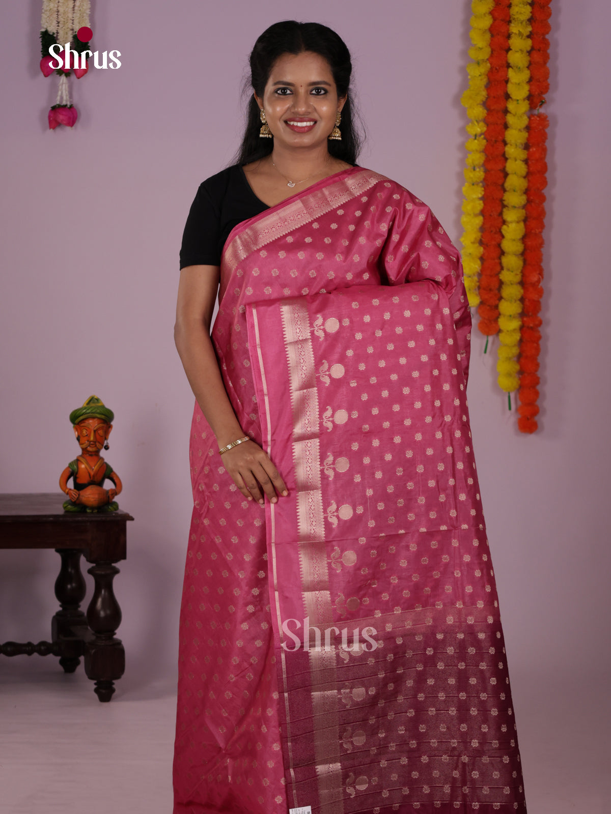 DLS06176 - North Silk Cotton Saree - Shop on Shrus.com