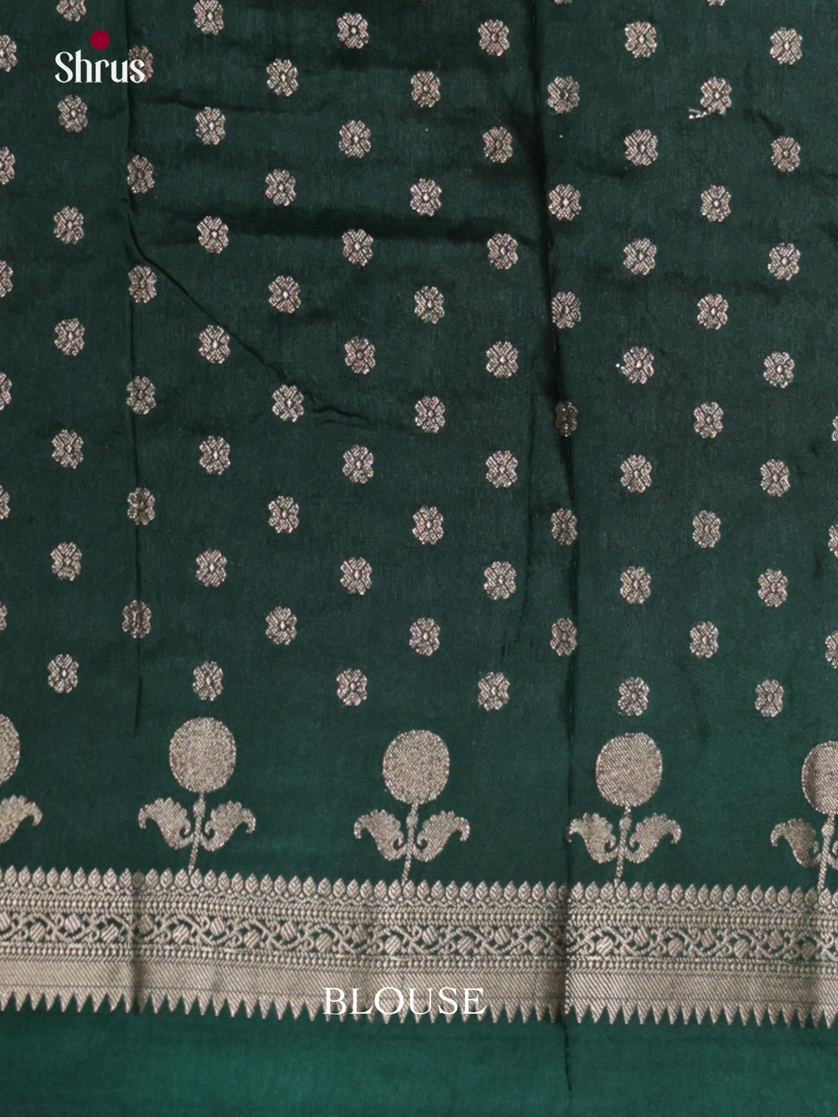 Pink & Green - North Silk Cotton Saree- DLS06177