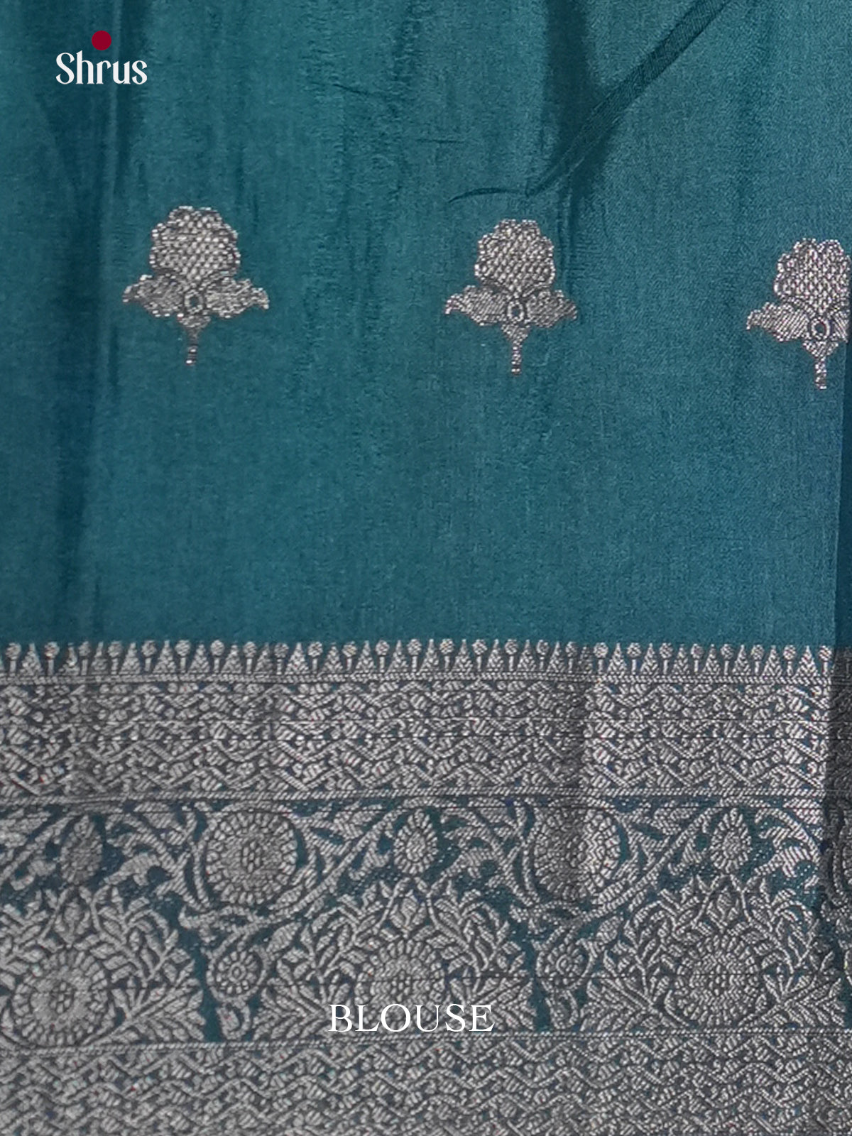 Blue & Green - North Silk Cotton Saree-DLS06199