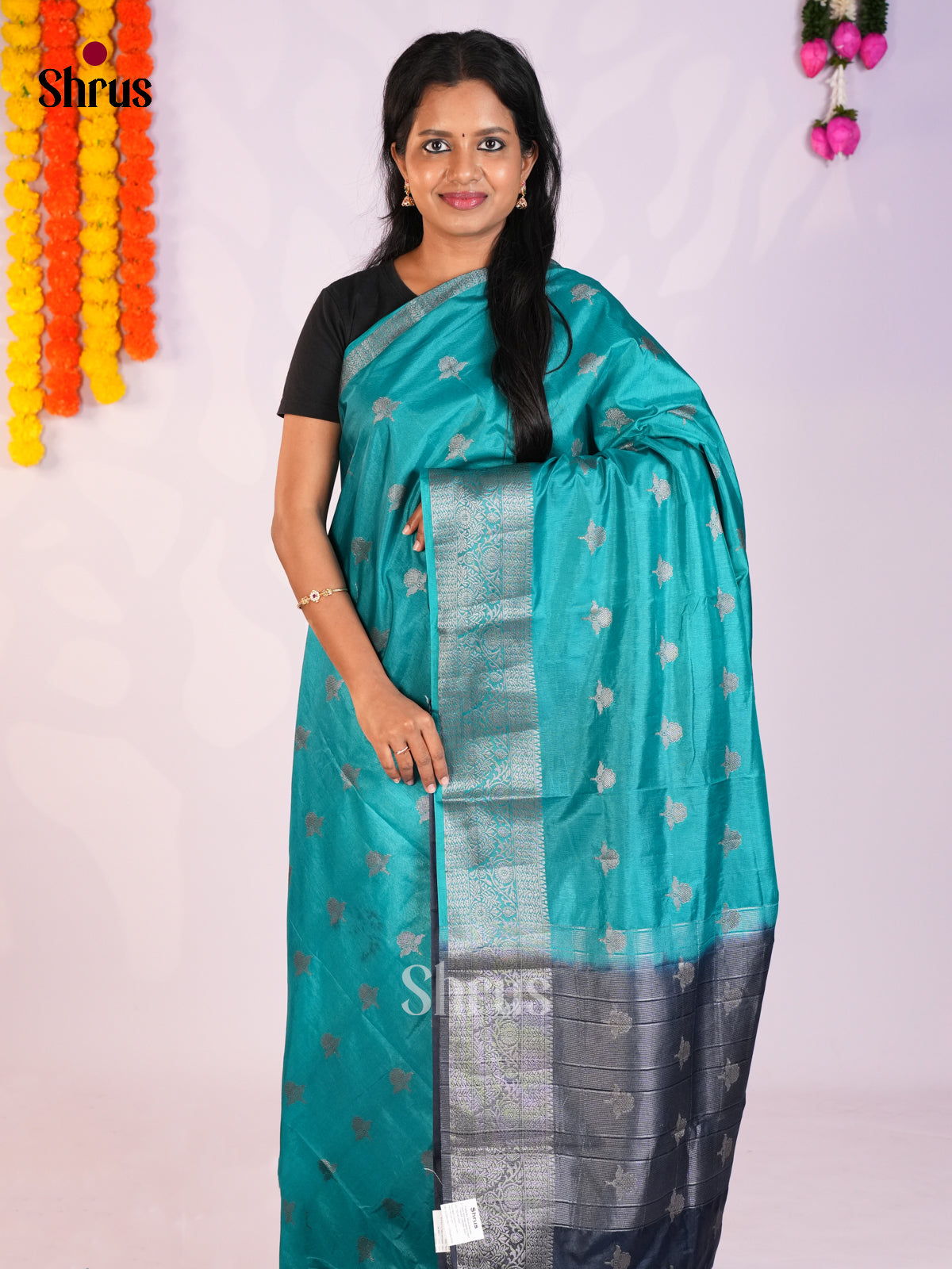 DLS06200 - North Silk Cotton Saree