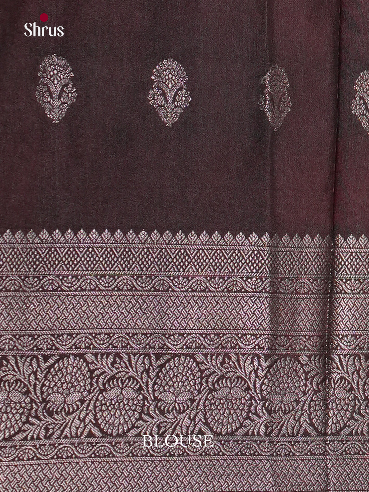 Orange & Black - North Silk Cotton Saree- DLS06219