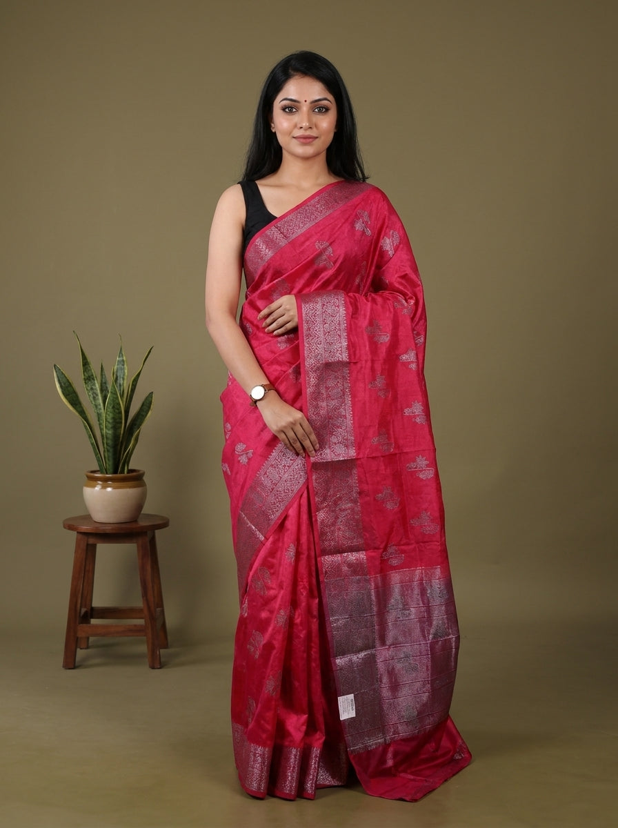 DLS06223 - North Silk Cotton Saree