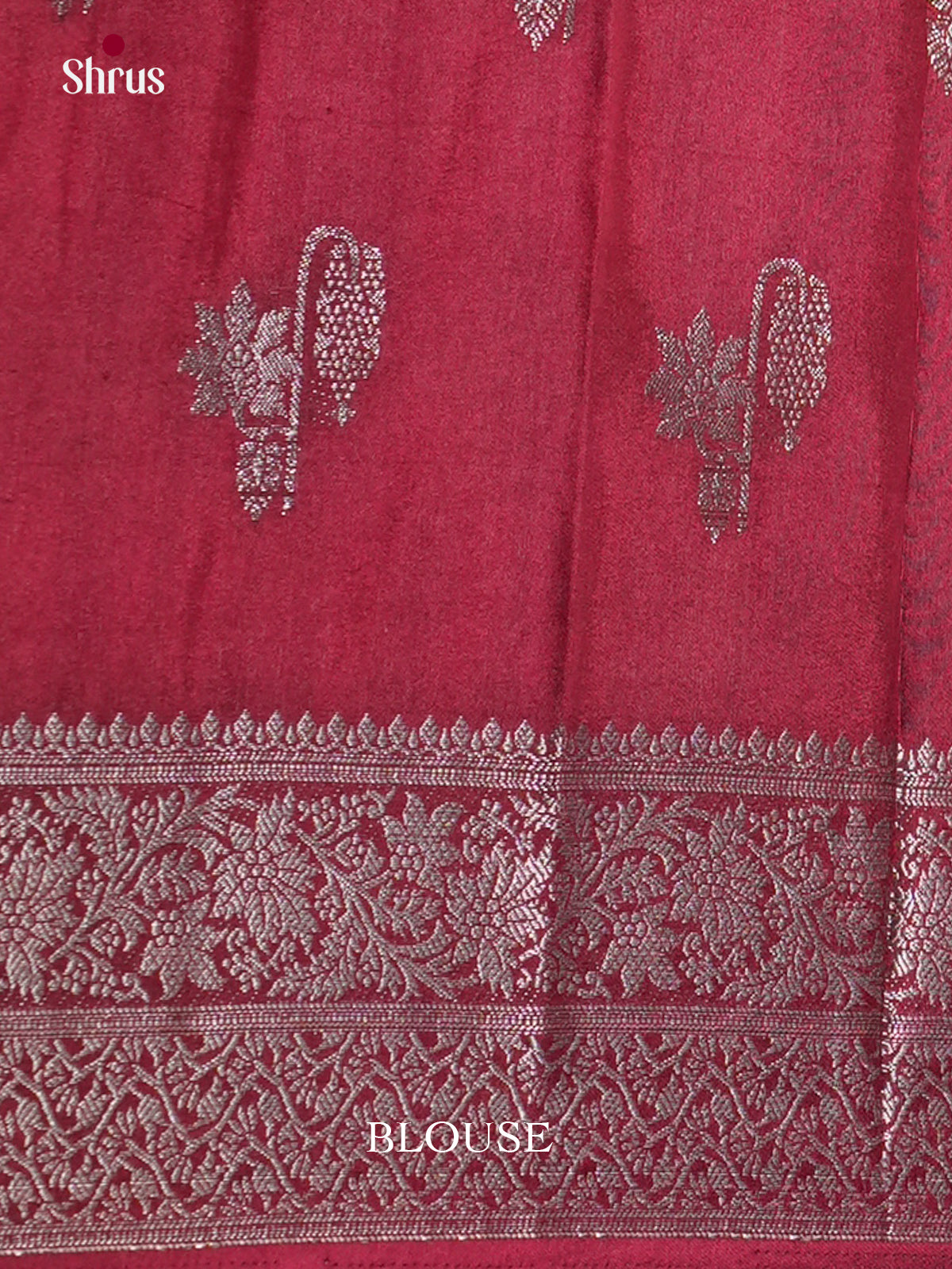 Green & Maroon - North Silk Cotton Saree- DLS06224