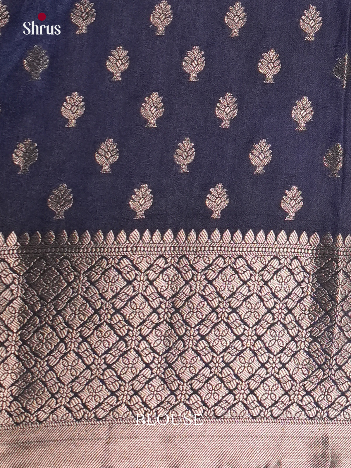 Purple & Blue - North Silk Cotton Saree -DLS06235