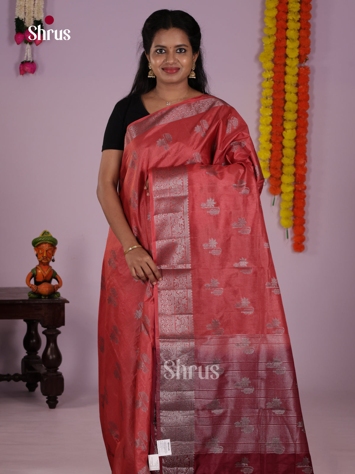 DLS06245 - North Silk Cotton Saree - Shop on Shrus.com