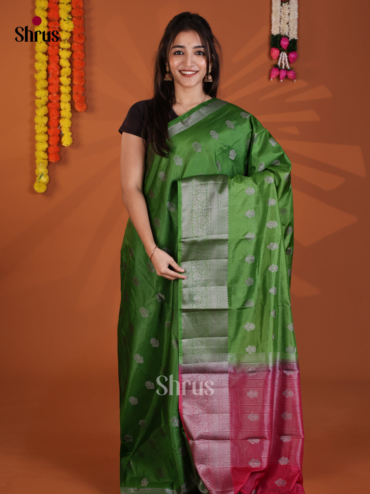 DLS06246 - North Silk Cotton Saree