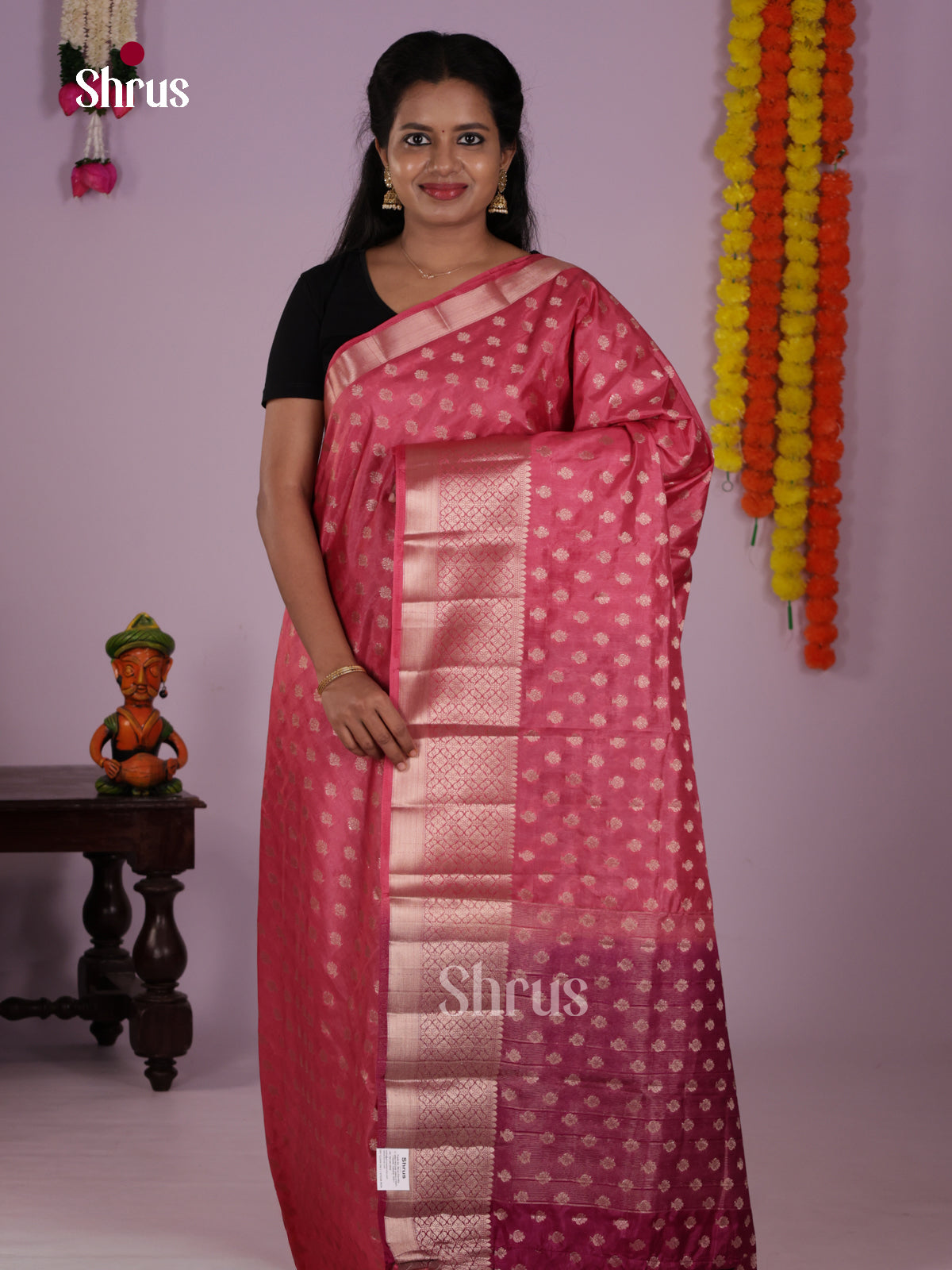 DLS06276 - North Silk Cotton Saree - Shop on Shrus.com