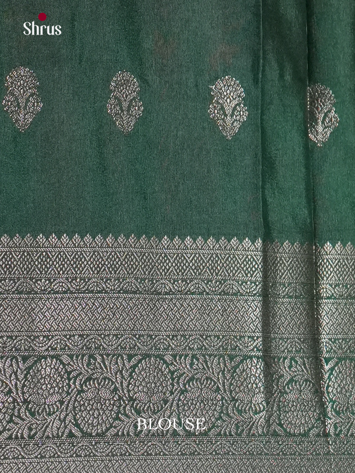 Maroon & Green- North Silk Cotton Saree -DLS06277