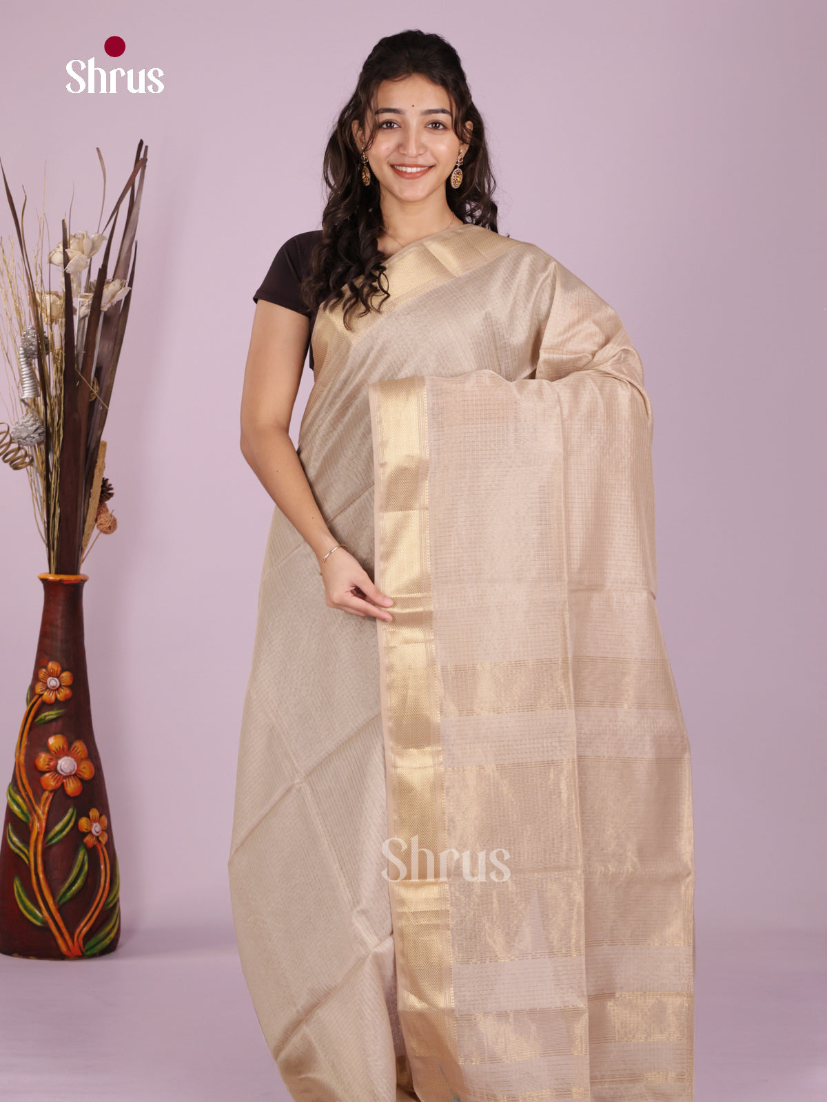 DLS06321 - Maheshwari silkcotton Saree - Shop on Shrus.com