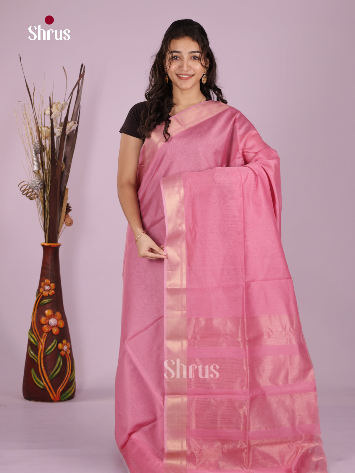 DLS06366 - Maheshwari silkcotton Saree - Shop on Shrus.com