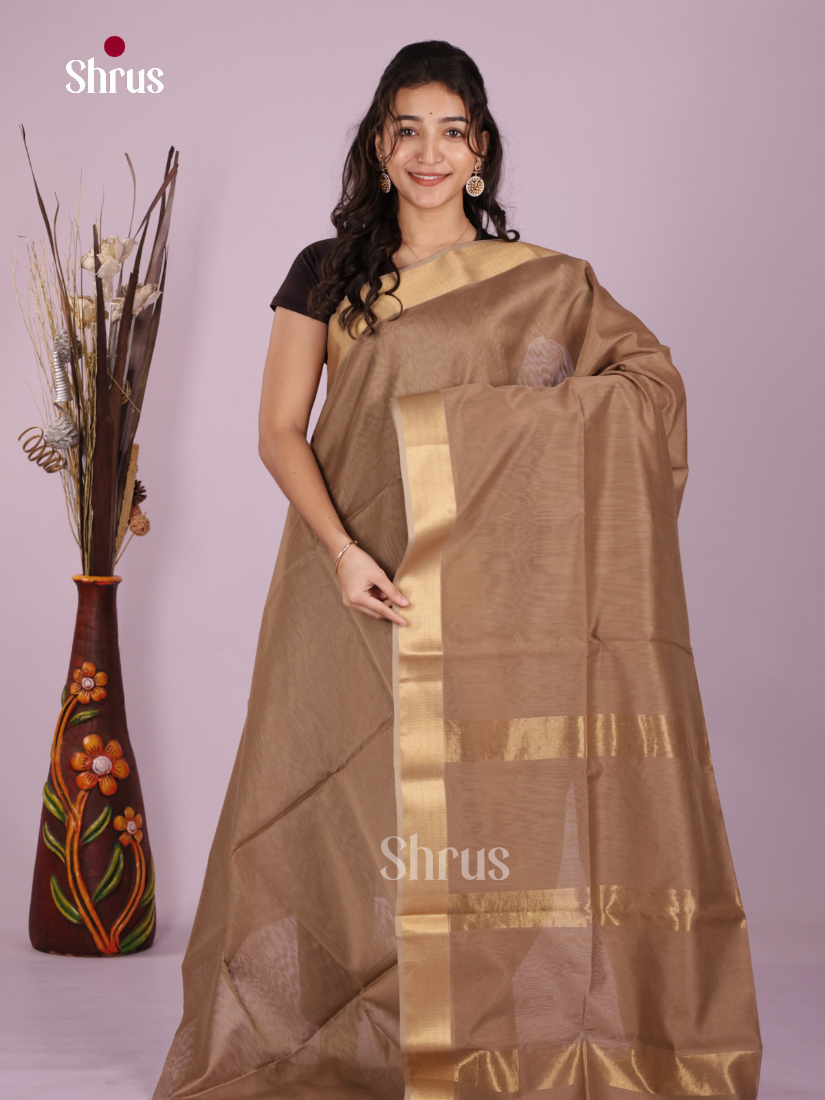 DLS06368 - Maheshwari silkcotton Saree - Shop on Shrus.com