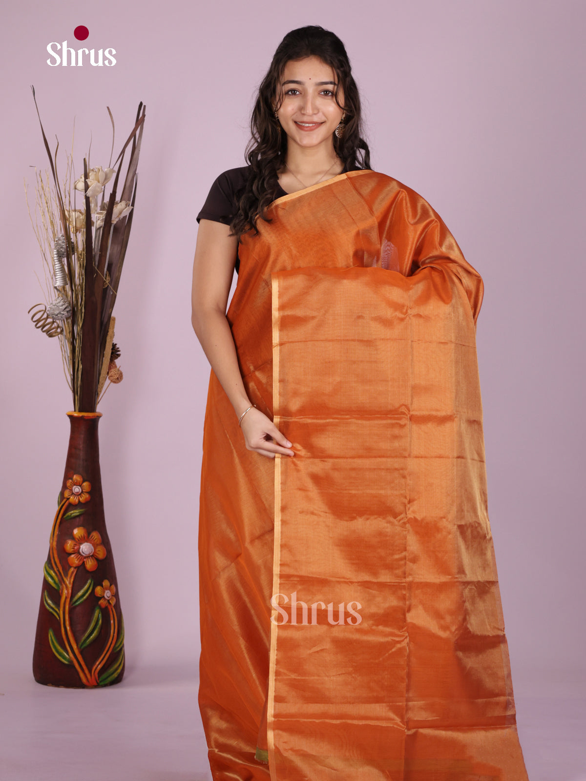 DLS06437 - Maheshwari silkcotton Saree