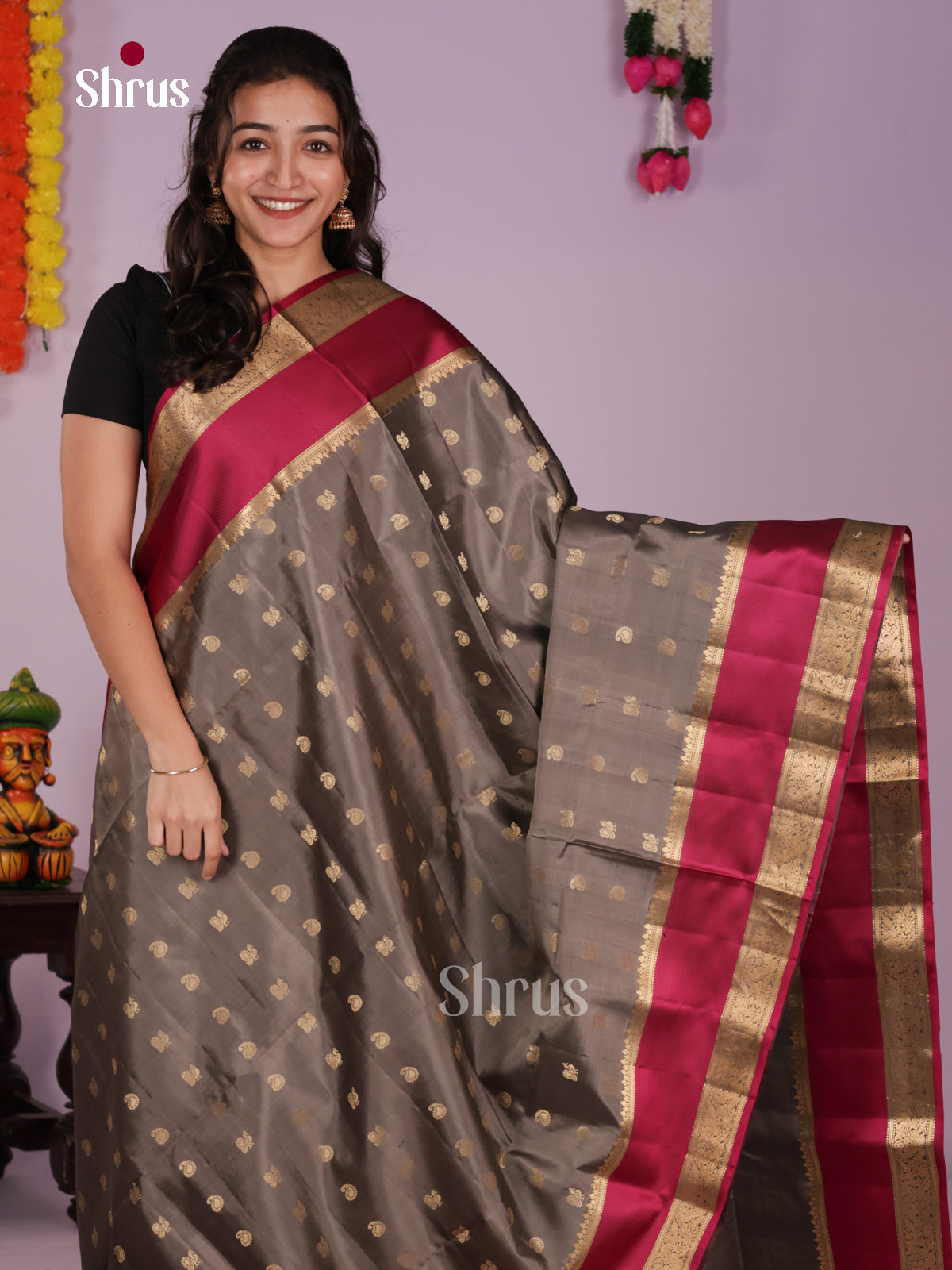 DLS06457 - Soft Silk (HR) Saree