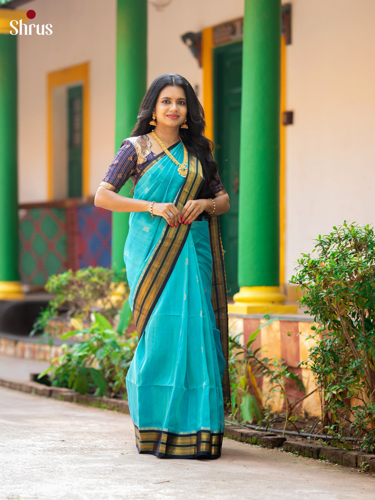 DLS06484 - Silk Cotton Saree