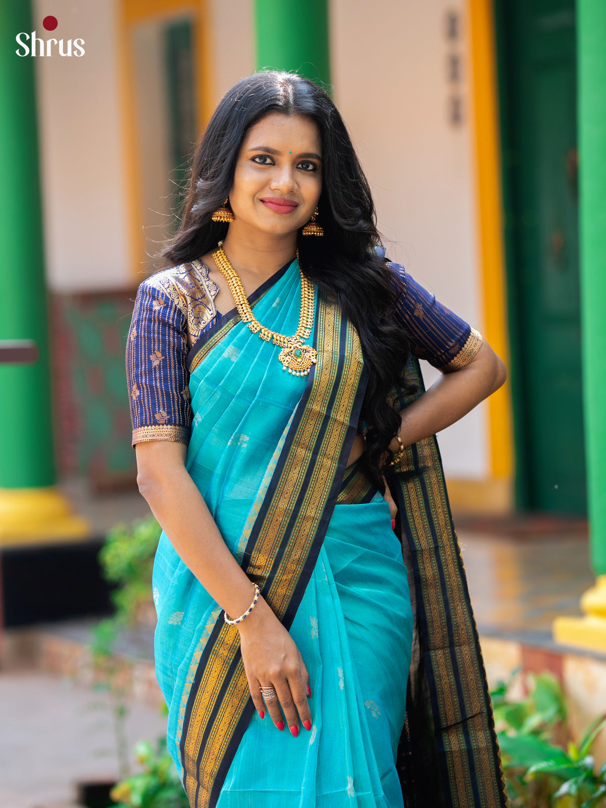 DLS06484 - Silk Cotton Saree
