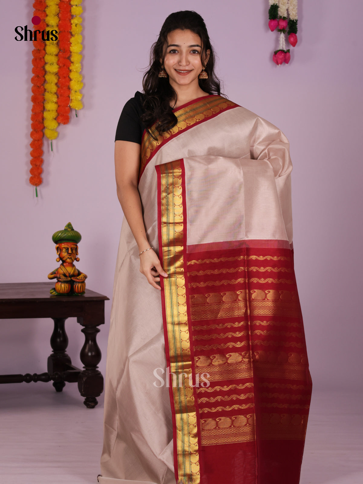 DLS06499 - Silk Cotton Saree