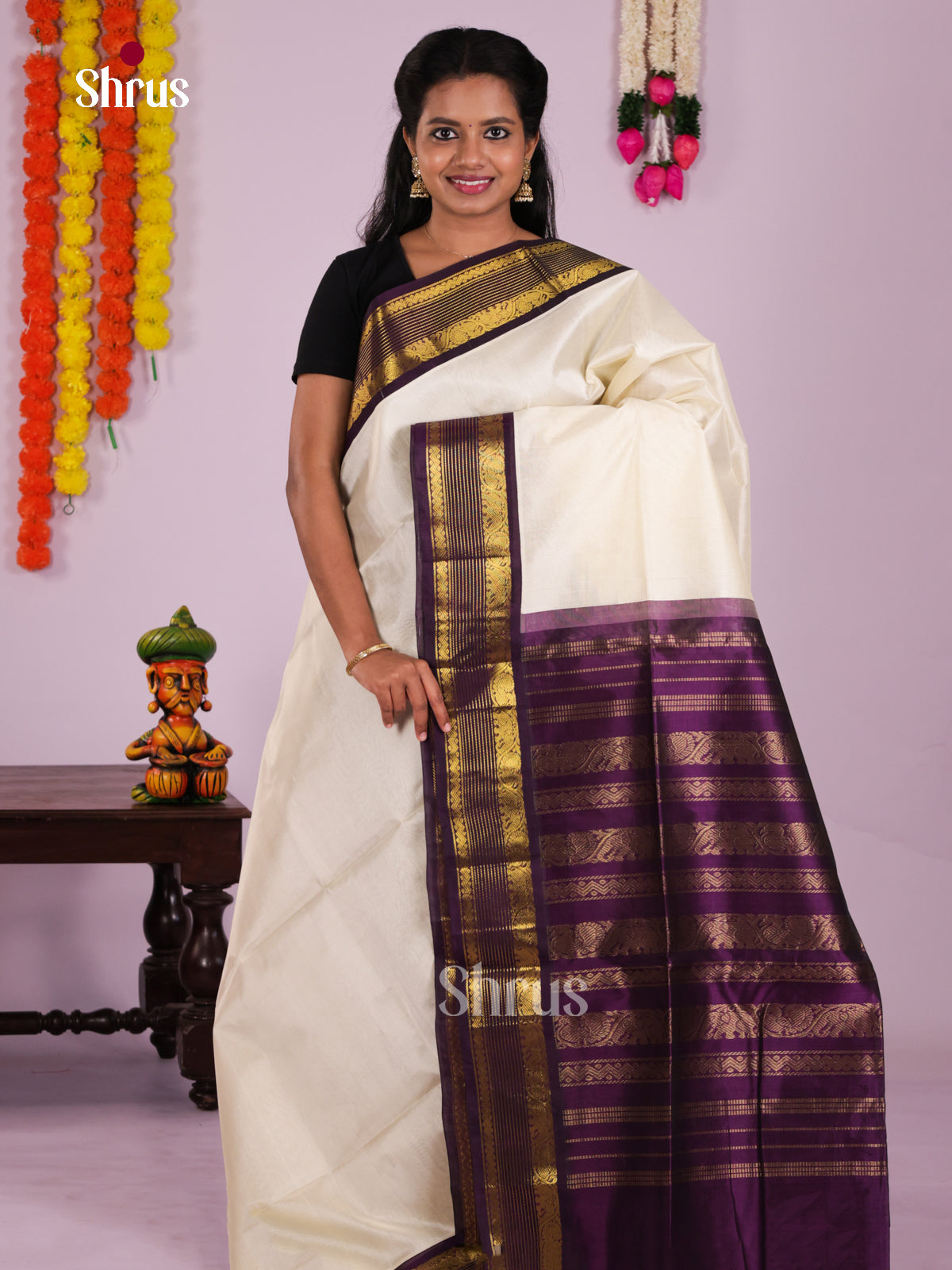 DLS06500 - Silk Cotton Saree