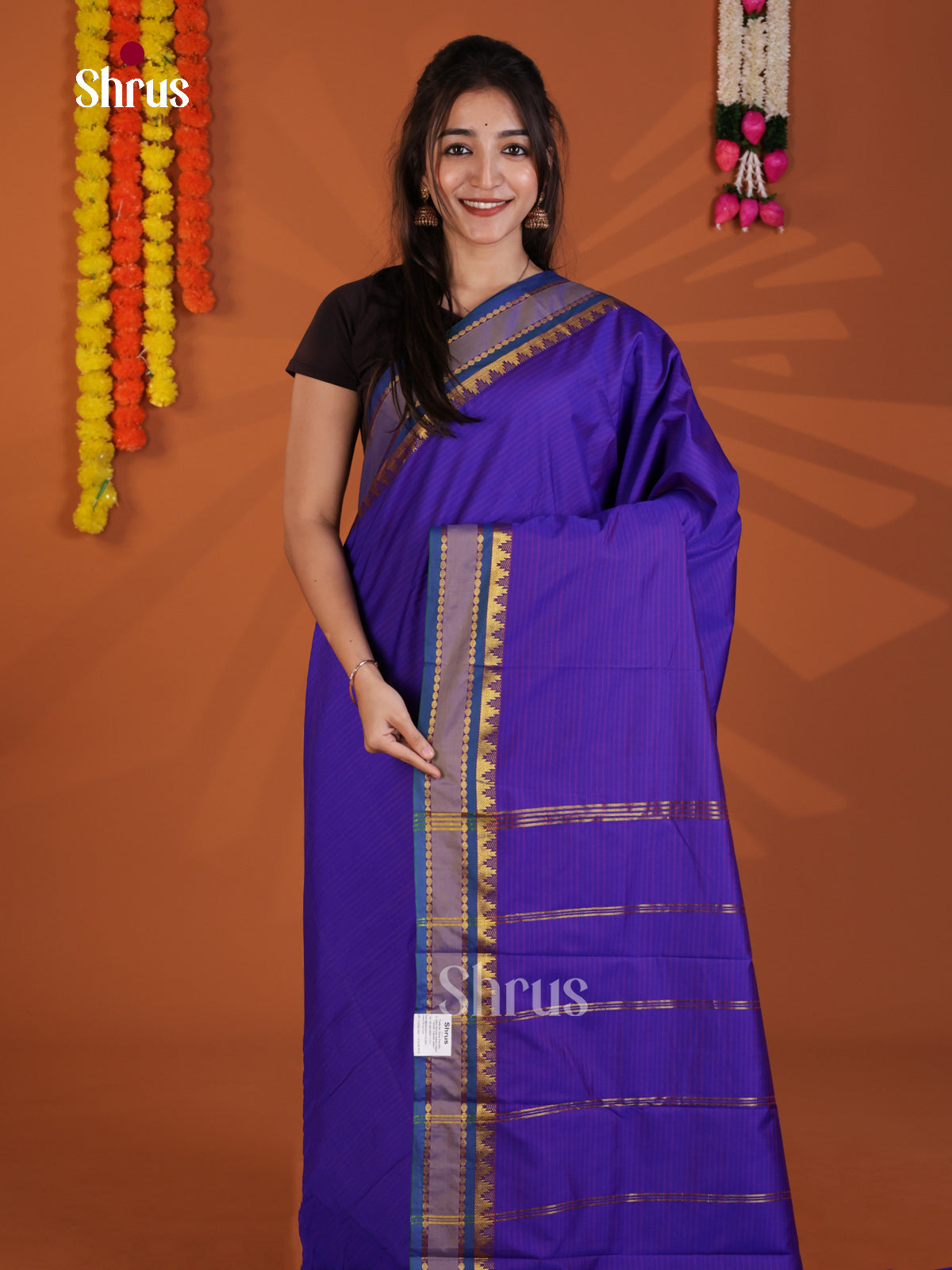 DLS09004 - Semi Silk Saree - Shop on Shrus.com