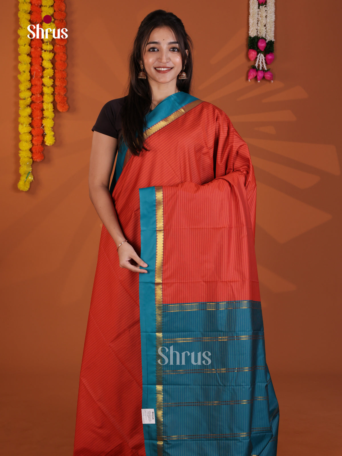 DLS09011 - Semi Silk Saree - Shop on Shrus.com
