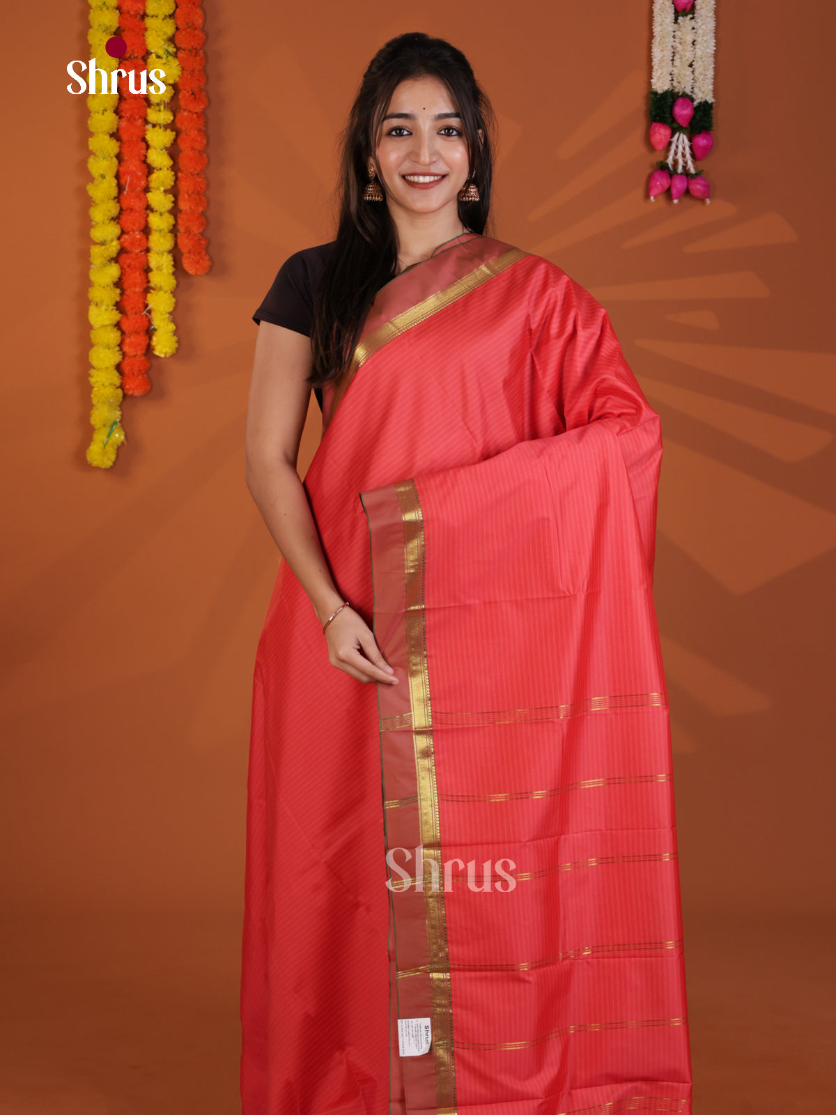 DLS09031 - Semi Silk Saree - Shop on Shrus.com