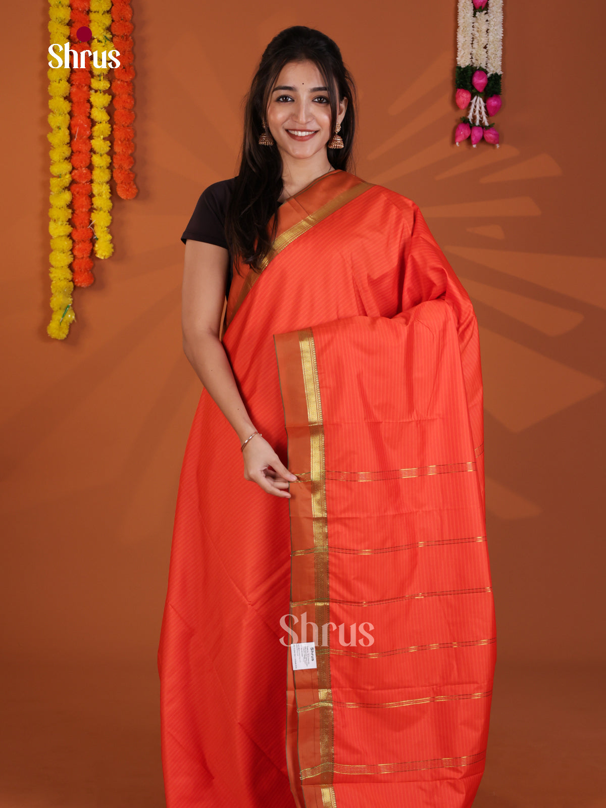 DLS09033 - Semi Silk Saree - Shop on Shrus.com