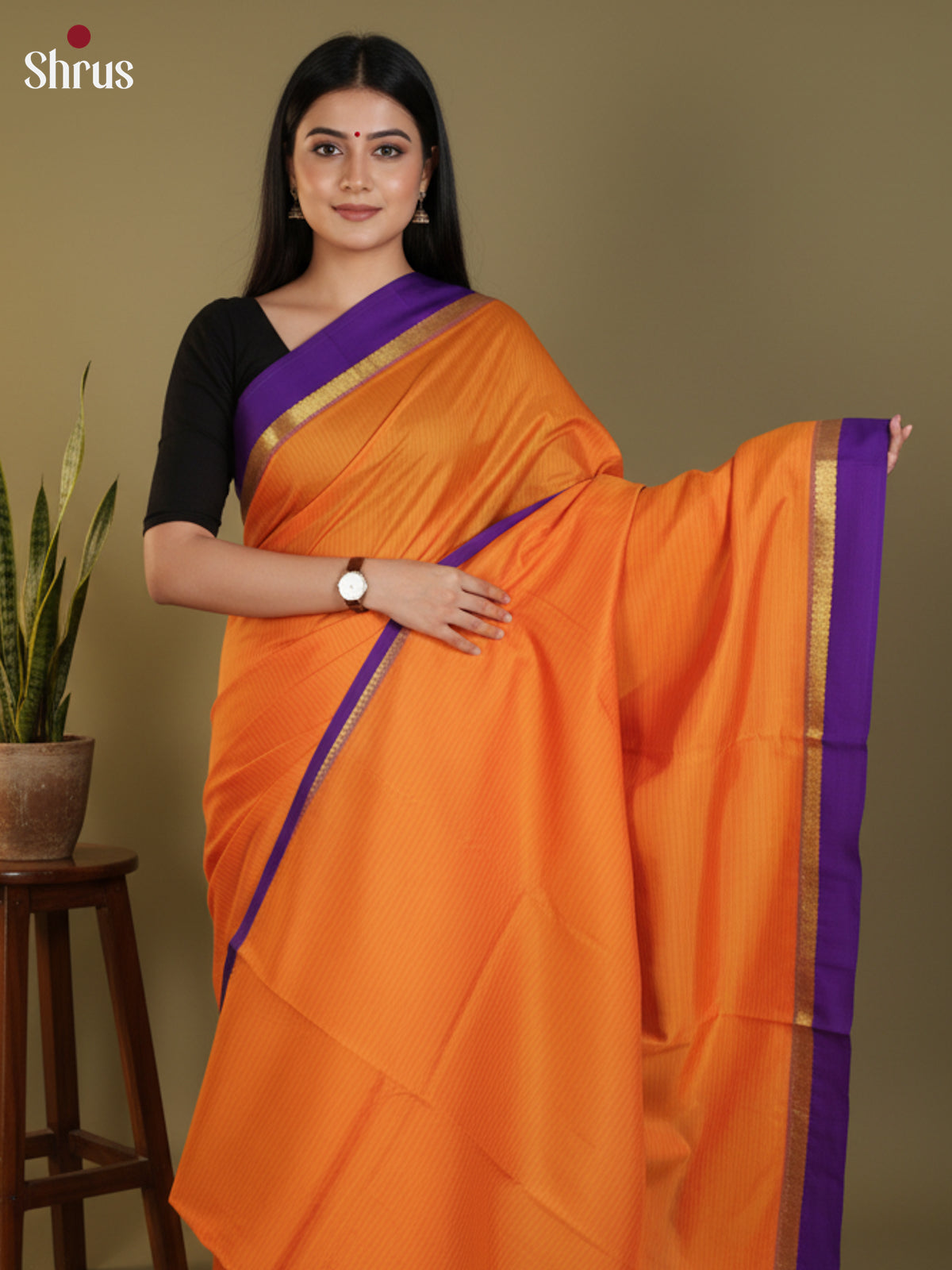 DLS09060 - Semi Silk Saree - Shop on Shrus.com