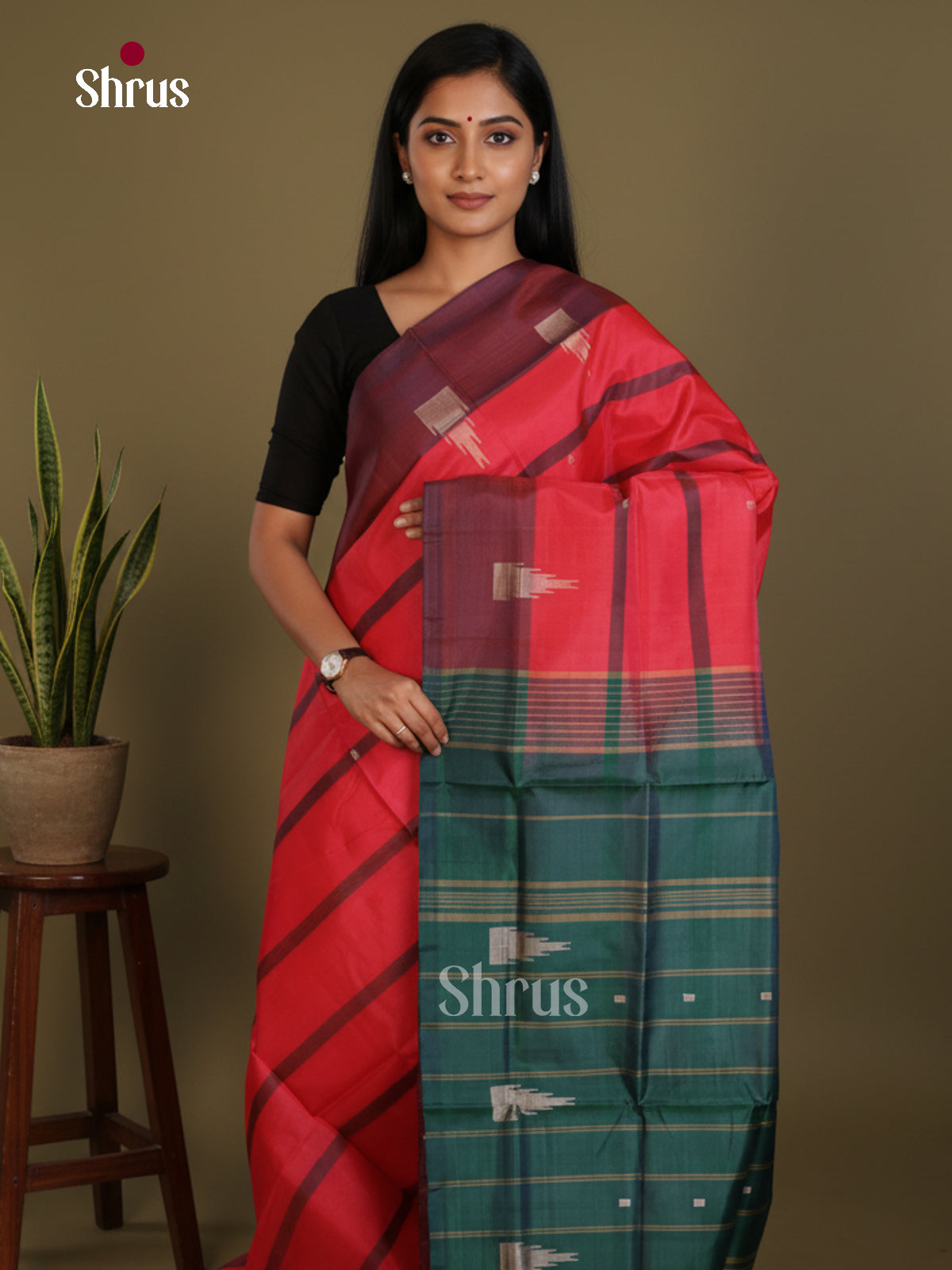 DLS09100 - Banana Pith without blouse Saree