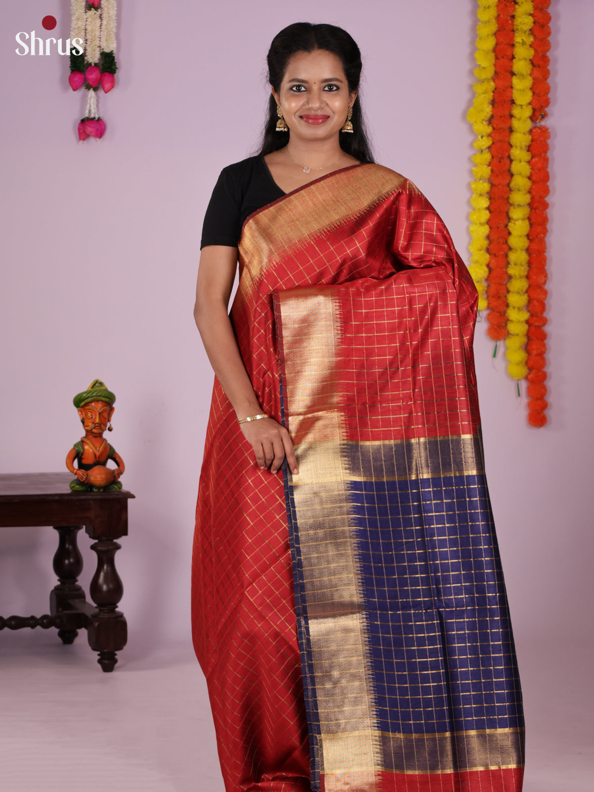 DLS11046 - Semi Rawsilk Saree