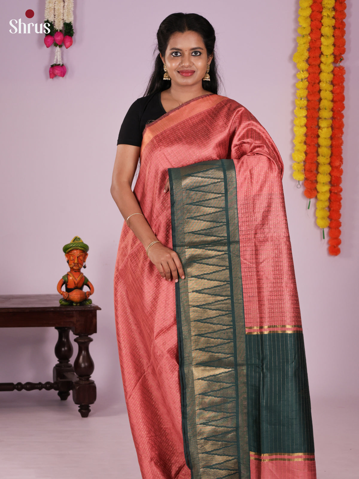 DLS11139 - Semi Rawsilk Saree