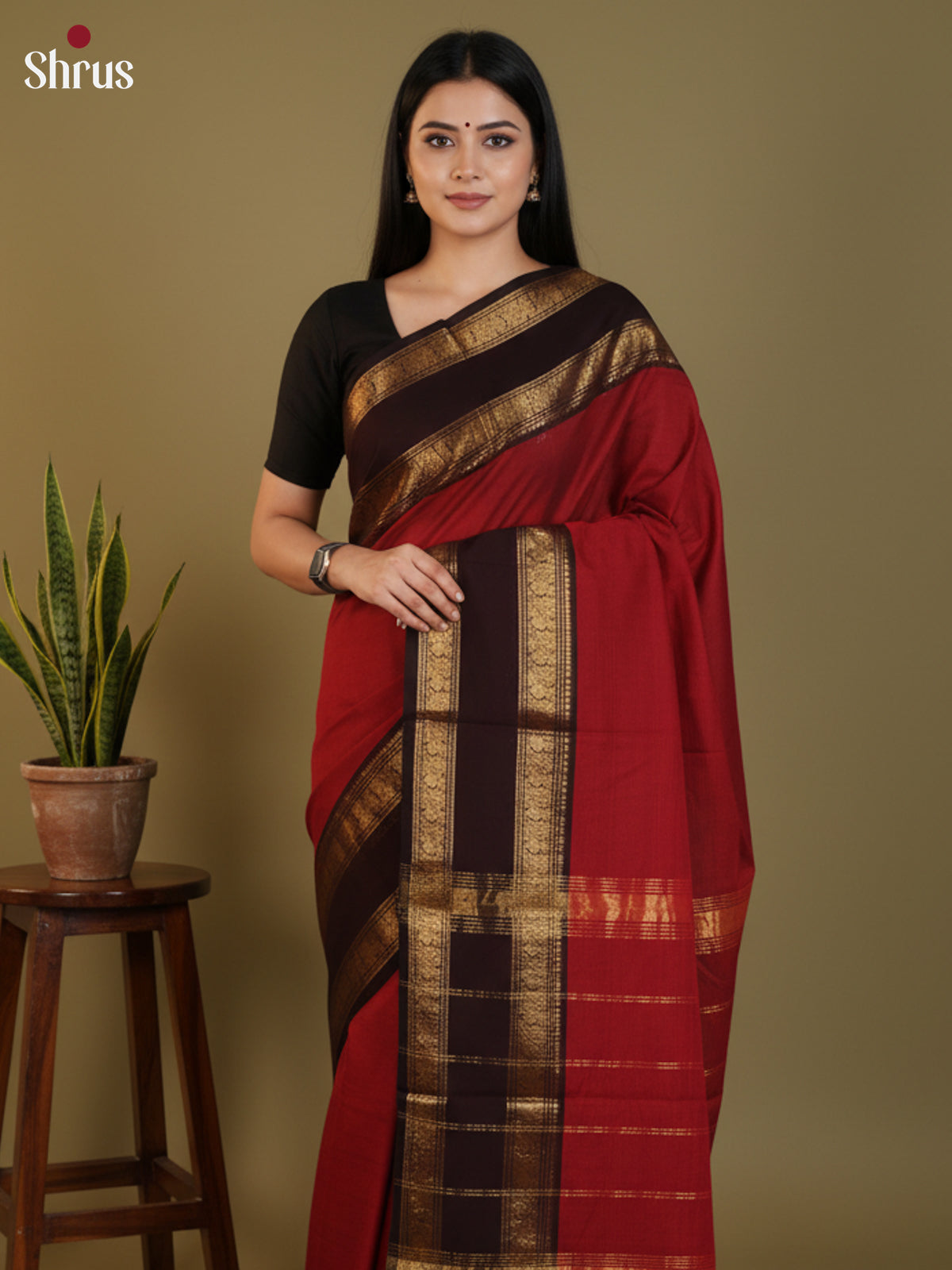 DLS13018 - Chettinad Cotton Saree - Shop on Shrus.com