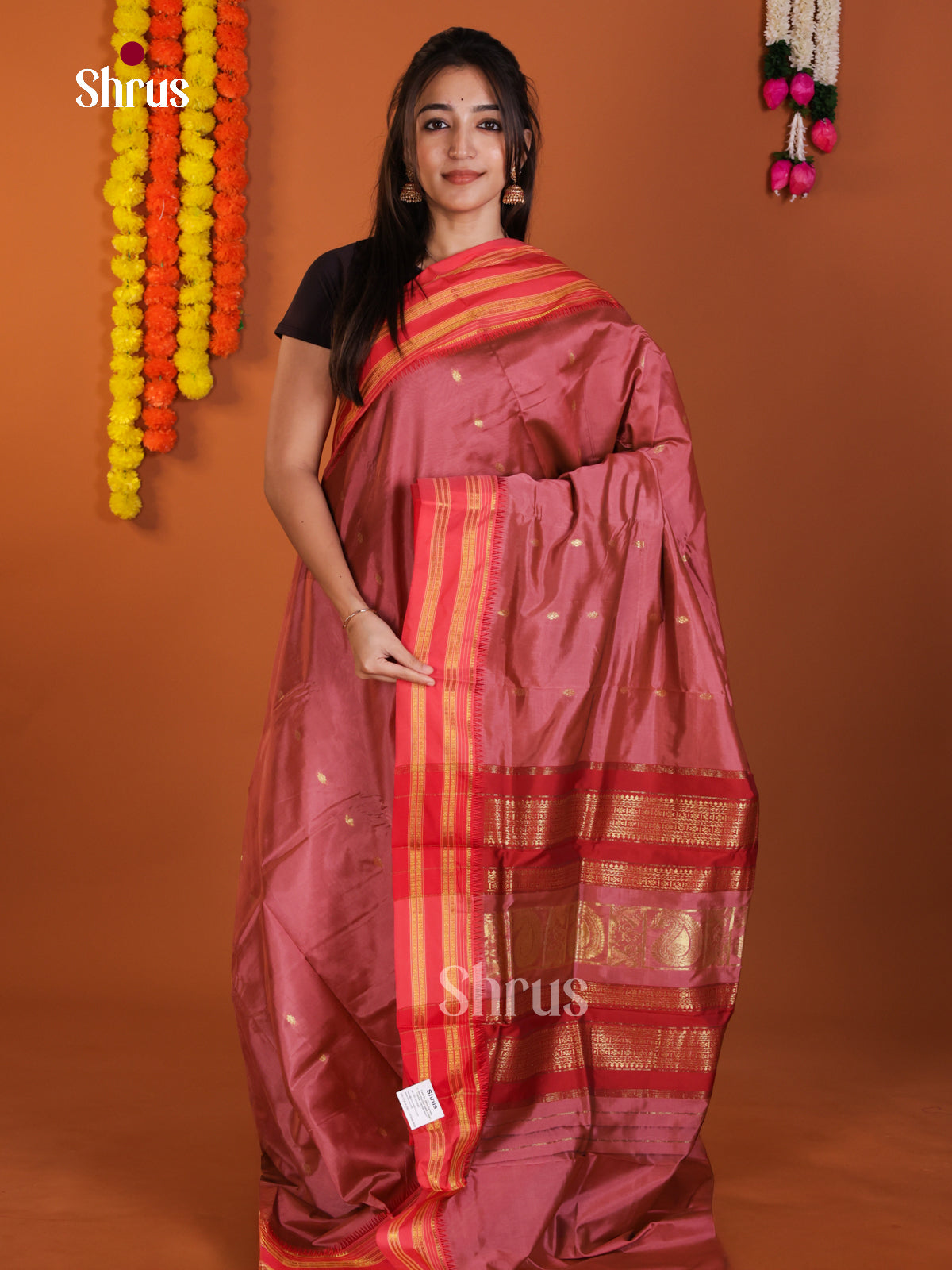 DLS13109 - Narayanpetsilk-halfpure Saree - Shop on Shrus.com