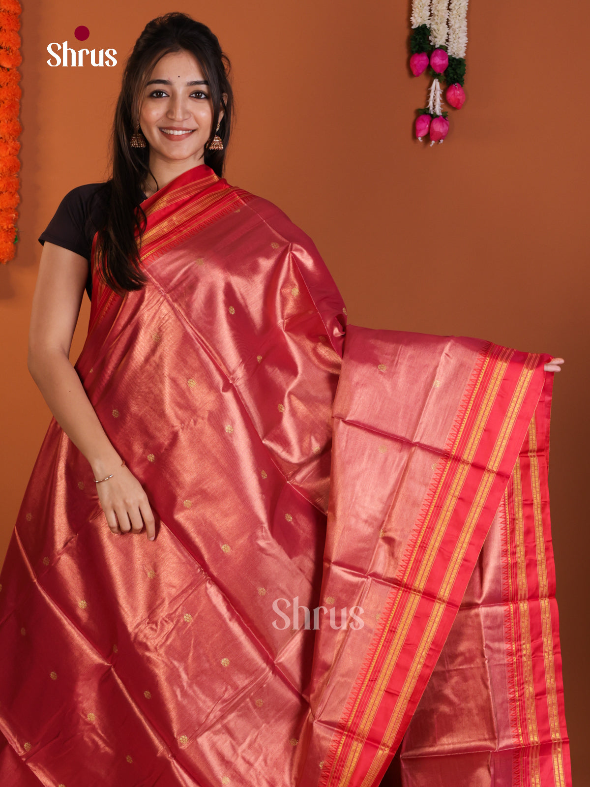 DLS13116 - Narayanpetsilk-halfpure Saree - Shop on Shrus.com