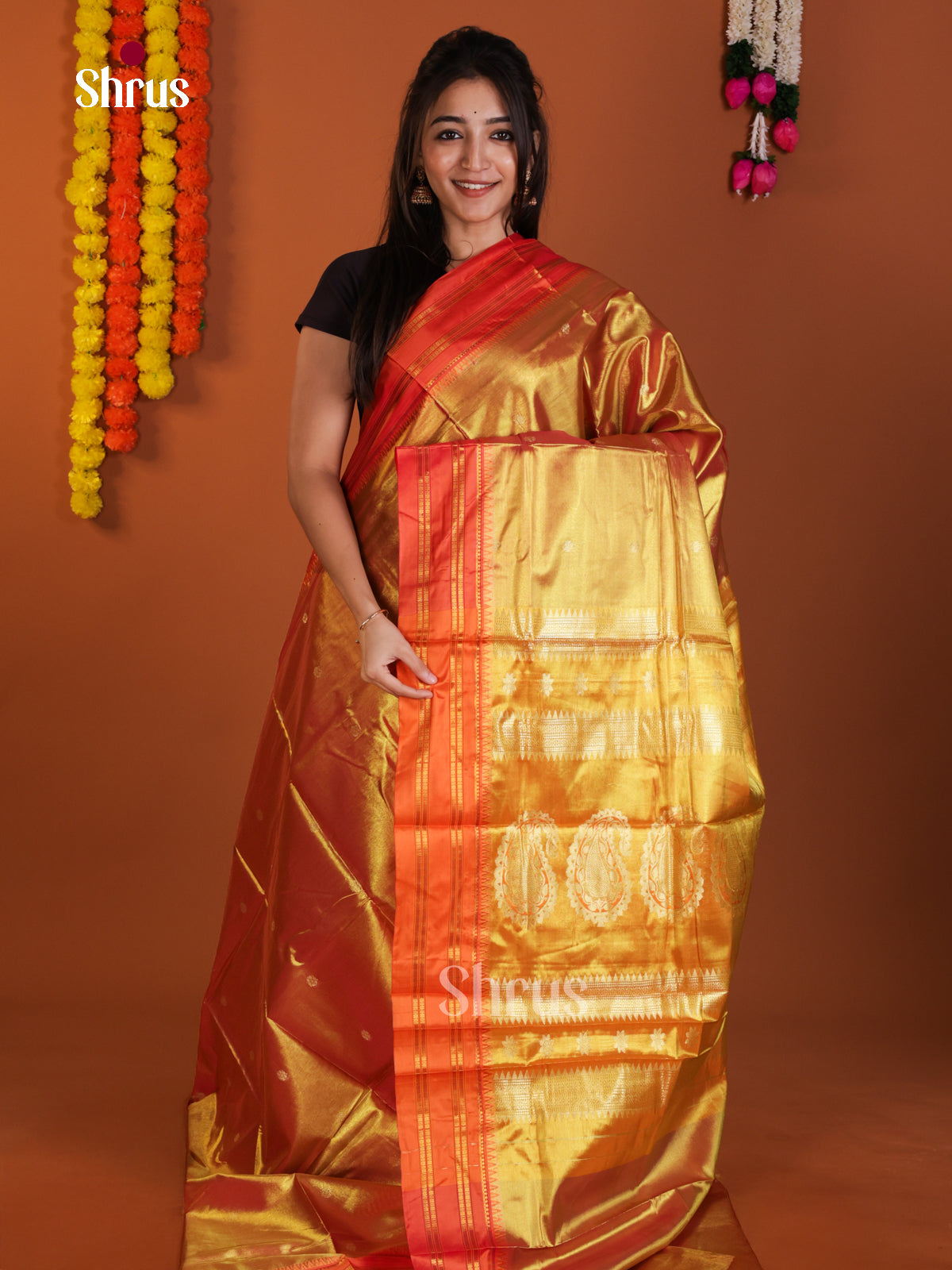 DLS13118 - Narayanpetsilk-halfpure Saree - Shop on Shrus.com