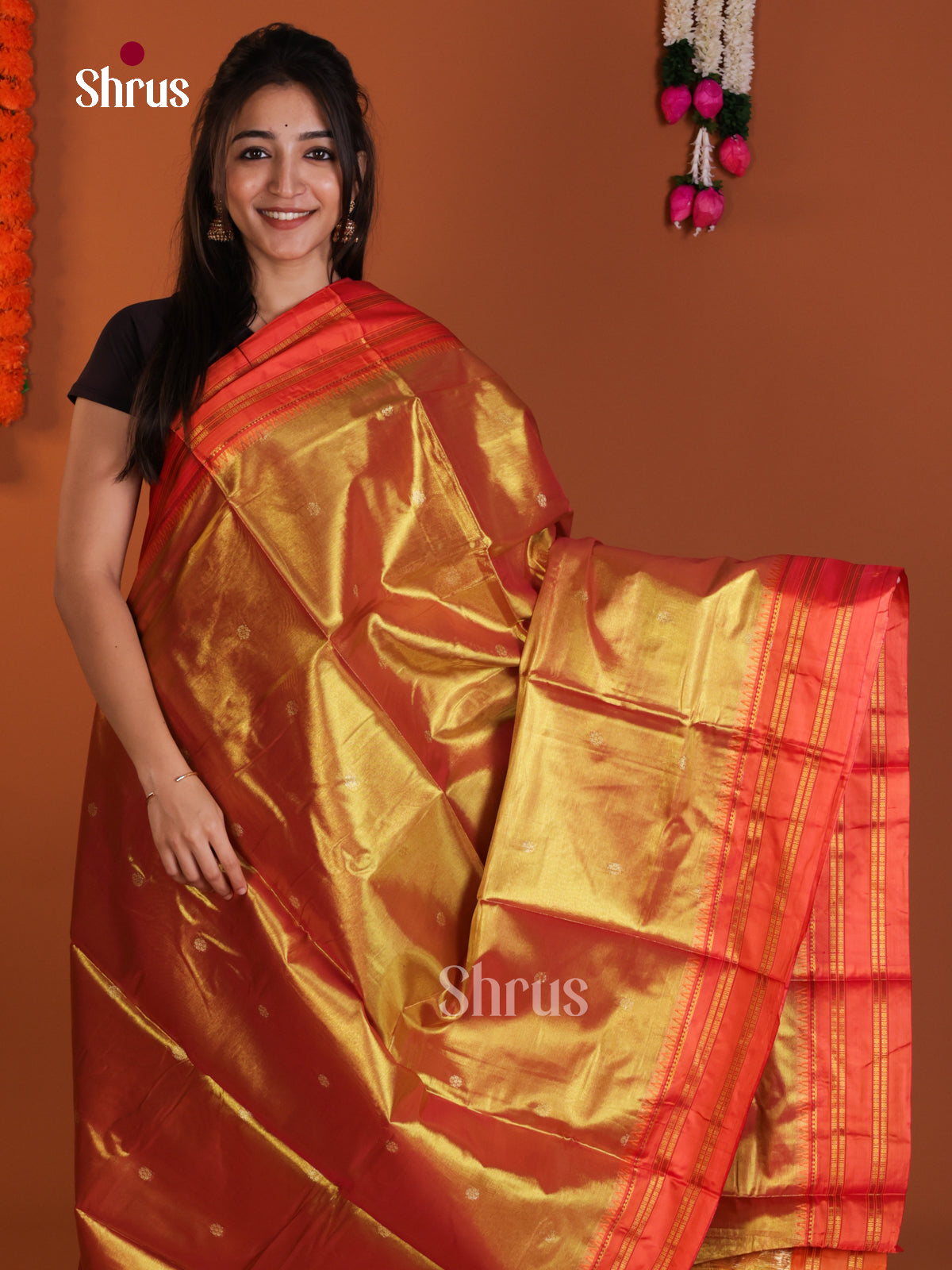 DLS13118 - Narayanpetsilk-halfpure Saree - Shop on Shrus.com