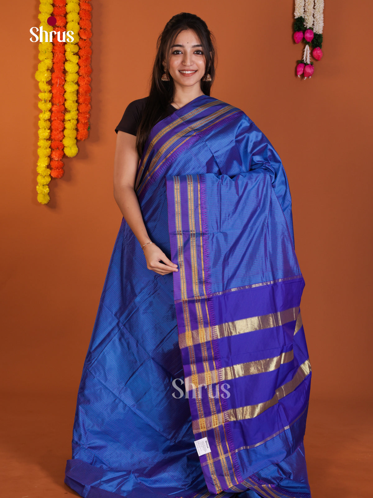 DLS13125 - Narayanpetsilk-halfpure Saree - Shop on Shrus.com