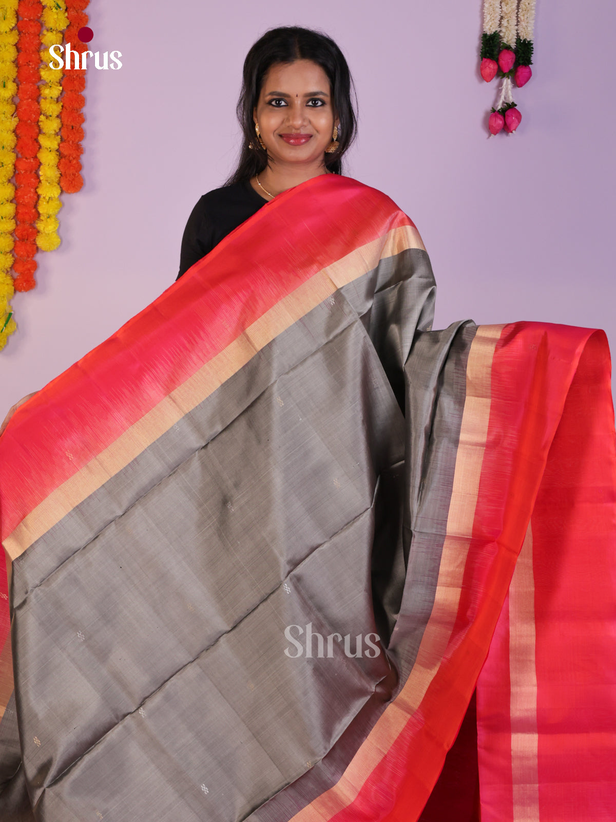 DLS15054 - Soft Silk (HR) Saree - Shop on Shrus.com