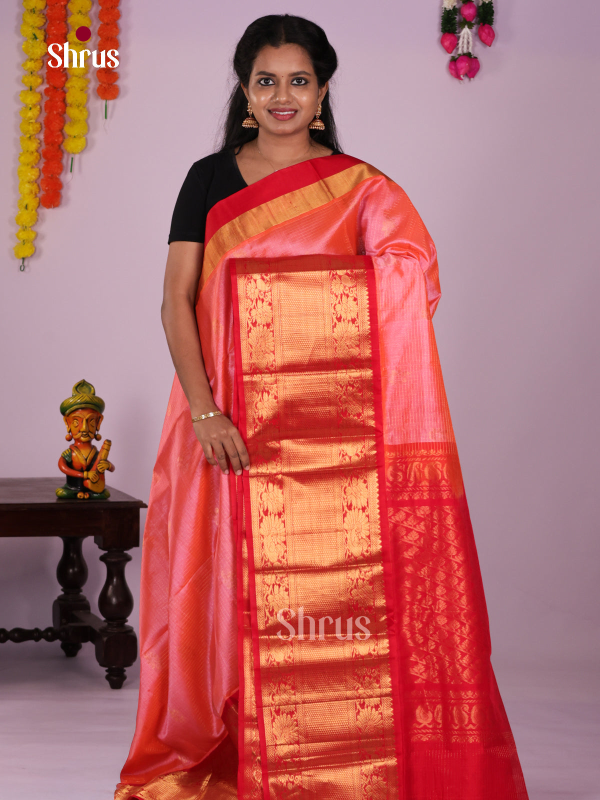 DLS15070 - Korvai-Big border Saree