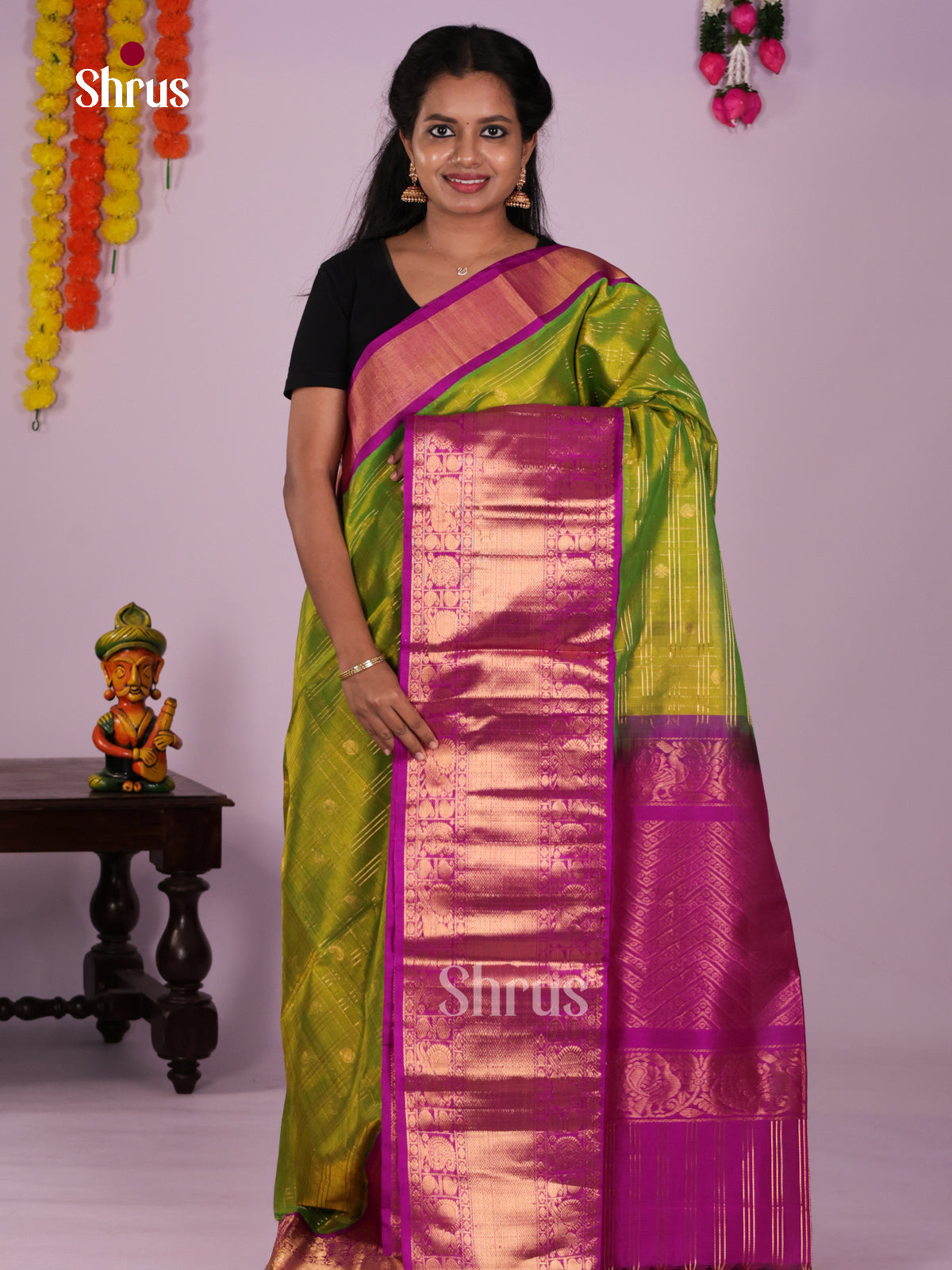 DLS15073 - Korvai-Big border Saree