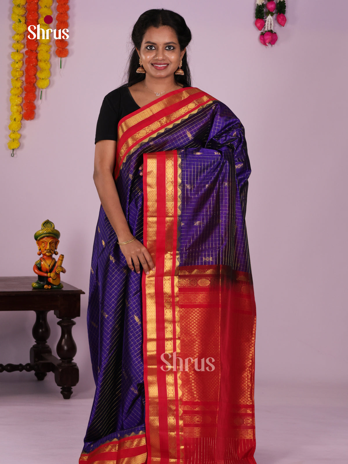 DLS15093 - Korvai-Small border Saree