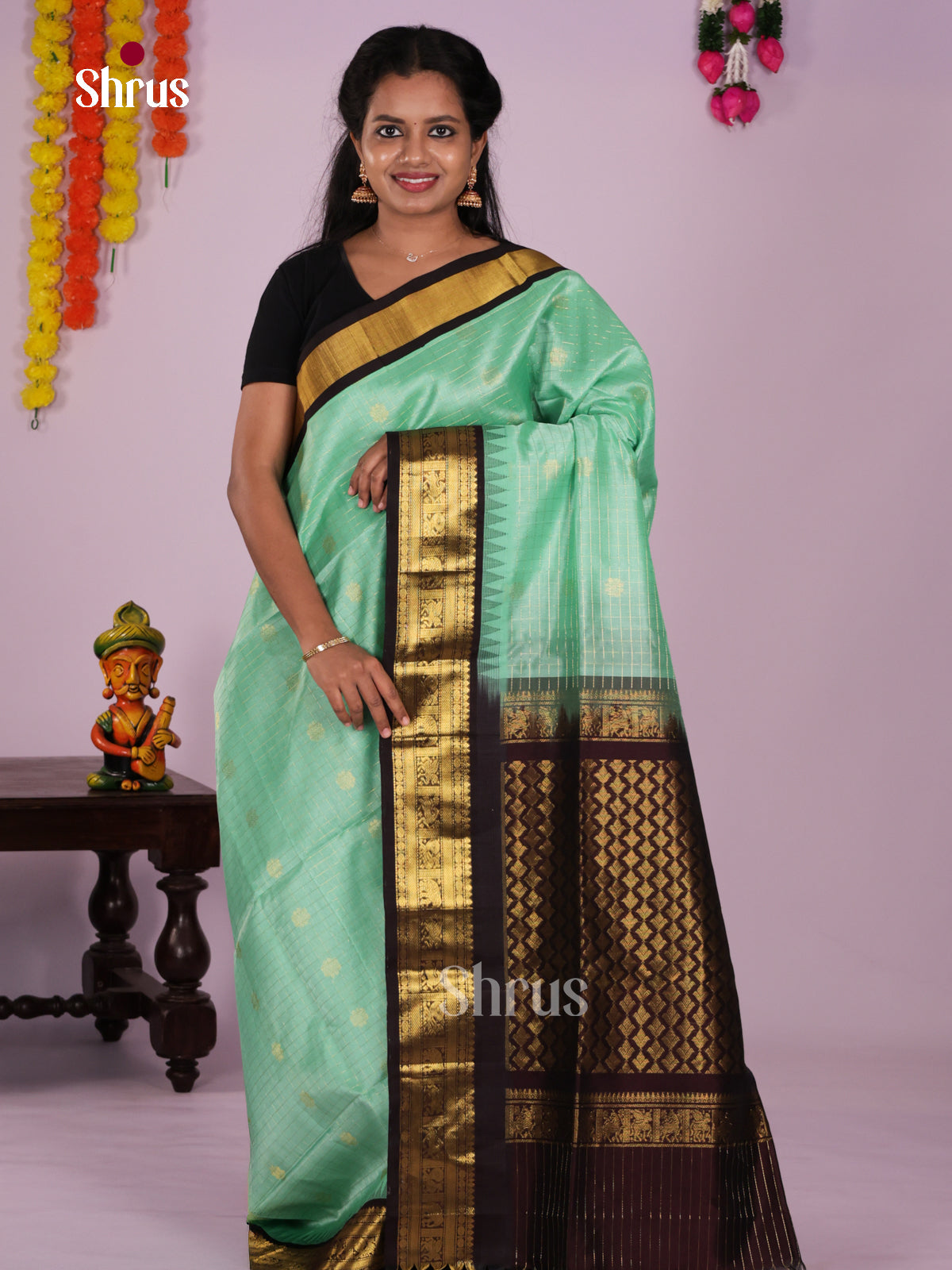 DLS15098 - Korvai-Small border Saree