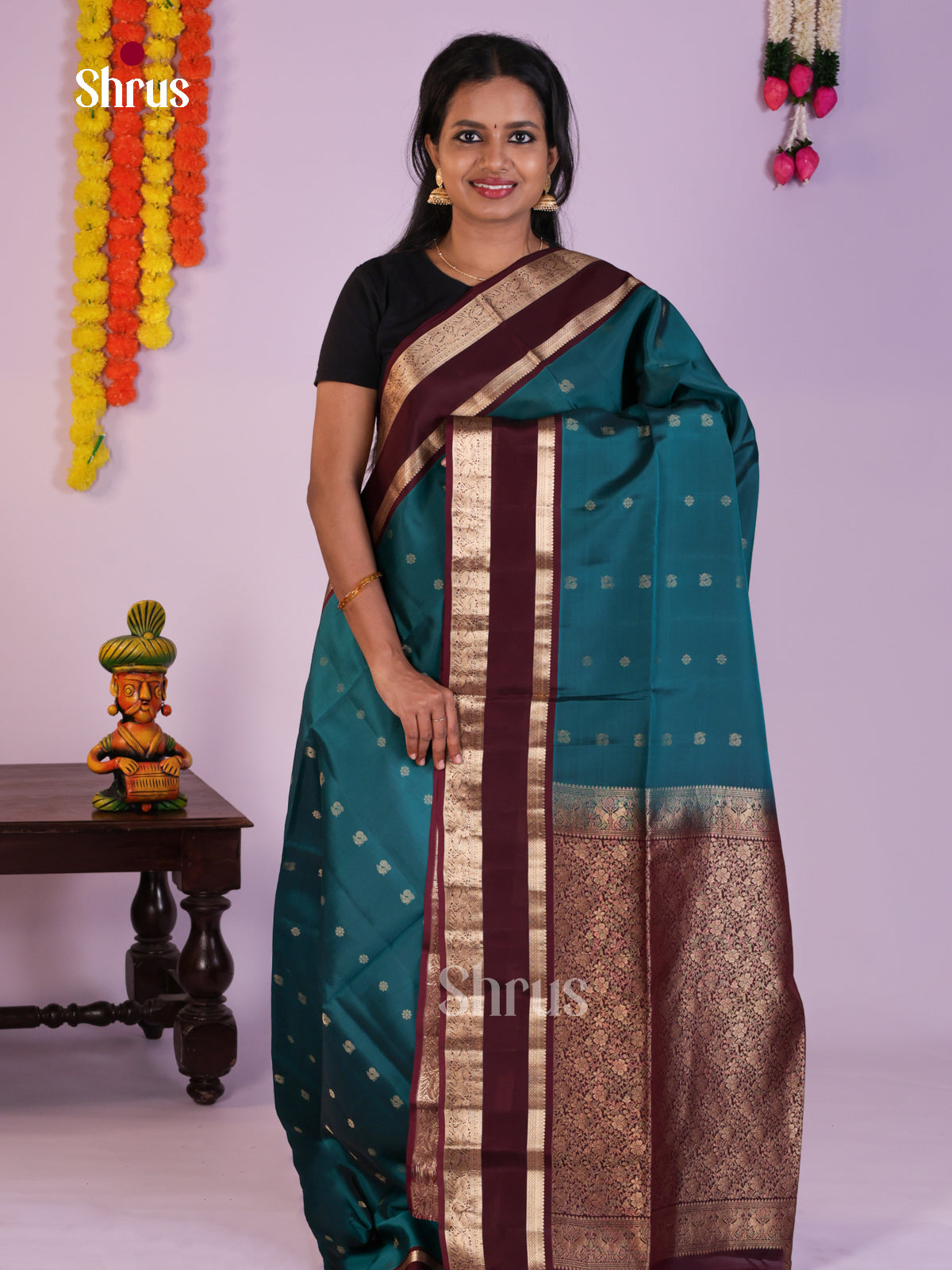 DLS15110 - Soft Silk (LR) Saree - Shop on Shrus.com