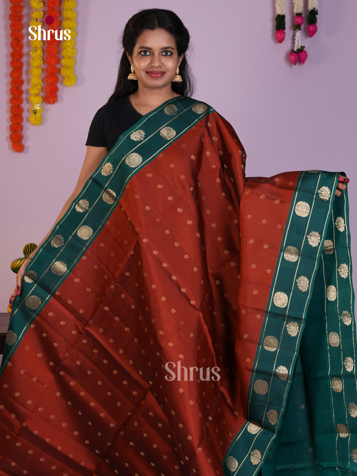 DLS15117 - Soft Silk (LR) Saree - Shop on Shrus.com