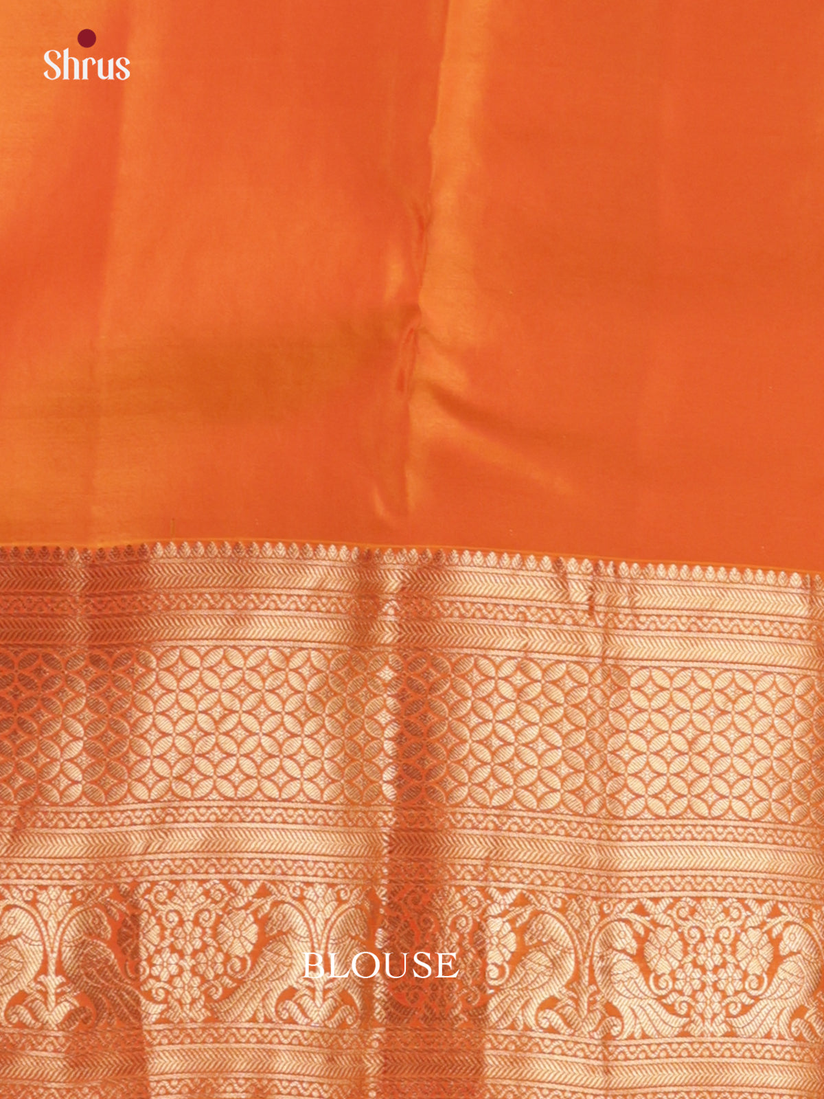 Purple & Orange - Kanchipuram-halfpure Saree- DLS16005 - Shop on Shrus.com