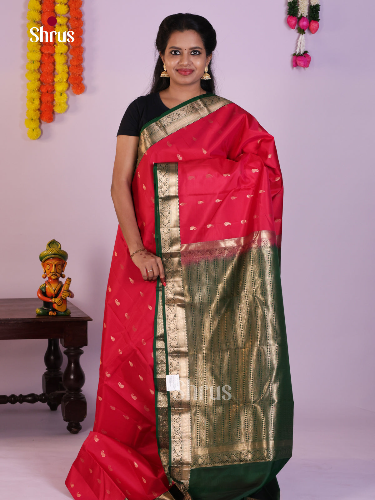 DLS16039 - Kanchipuram Korvai Butta Saree