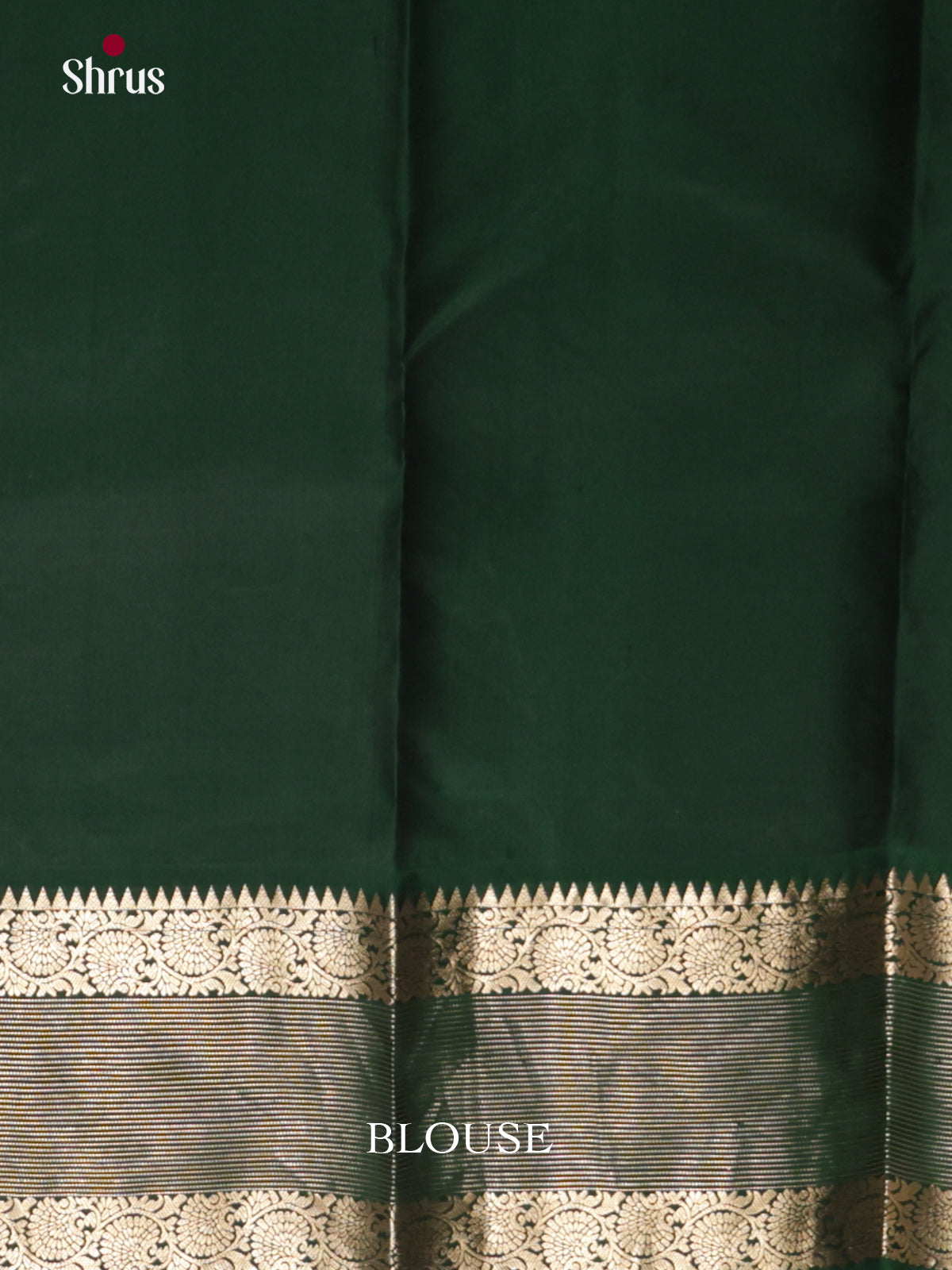 Turquoise Silk Saree With Green Rettaipet Zari Border