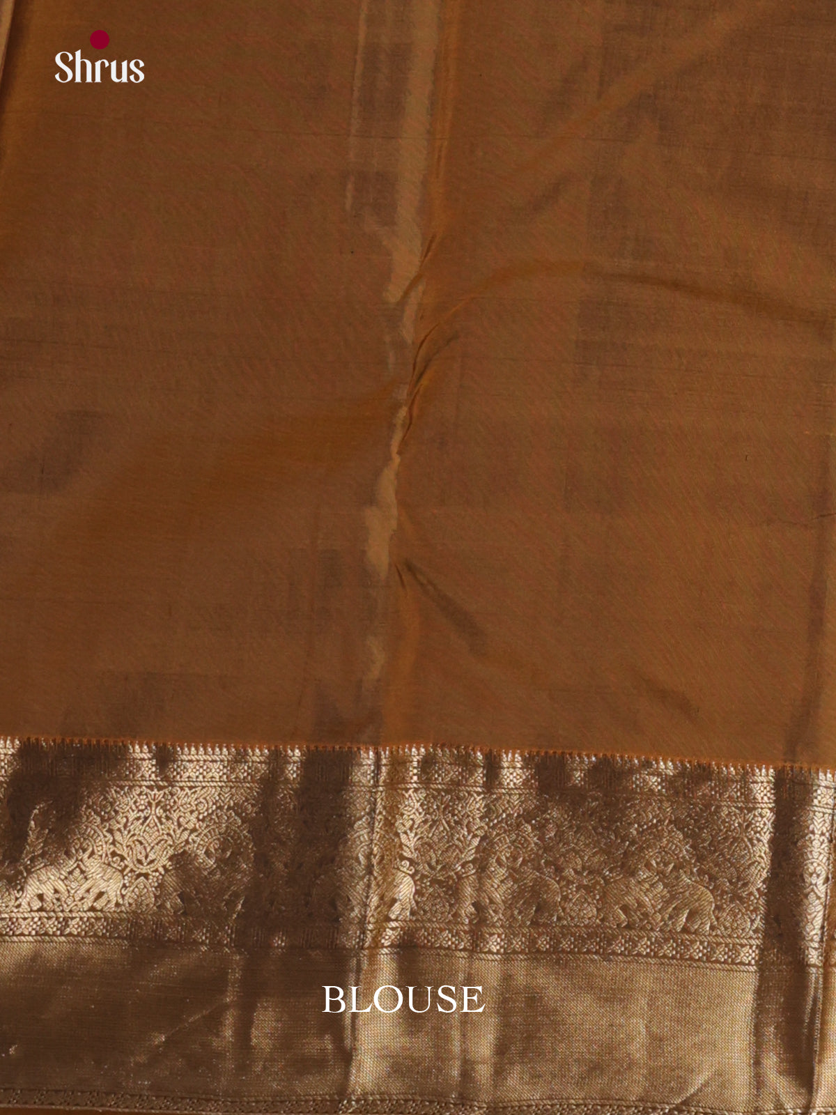 Majestic Bottle Green Kanchipuram Silk Saree With Gold Buttas & Mustard Brocade Pallu