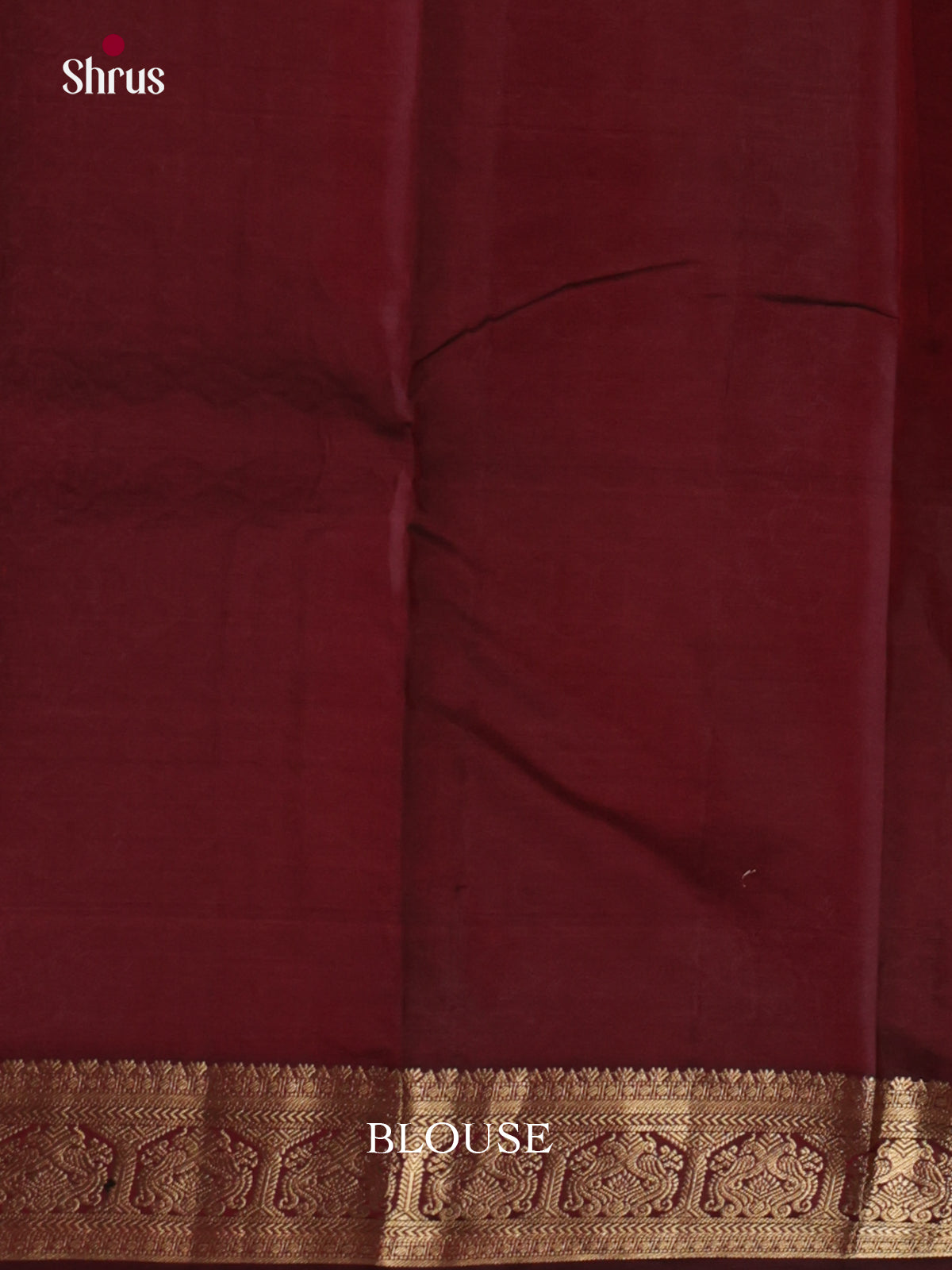 Brown Kanchipuram Silk Saree With Golden Zari Buttas