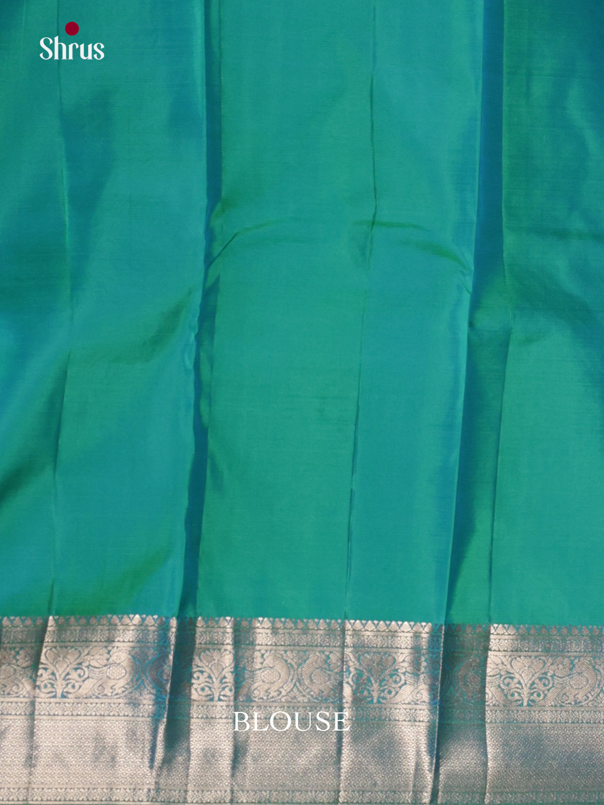 Graceful Green Pattu Saree with Silver Zari Buttas & Brocade Pallu
