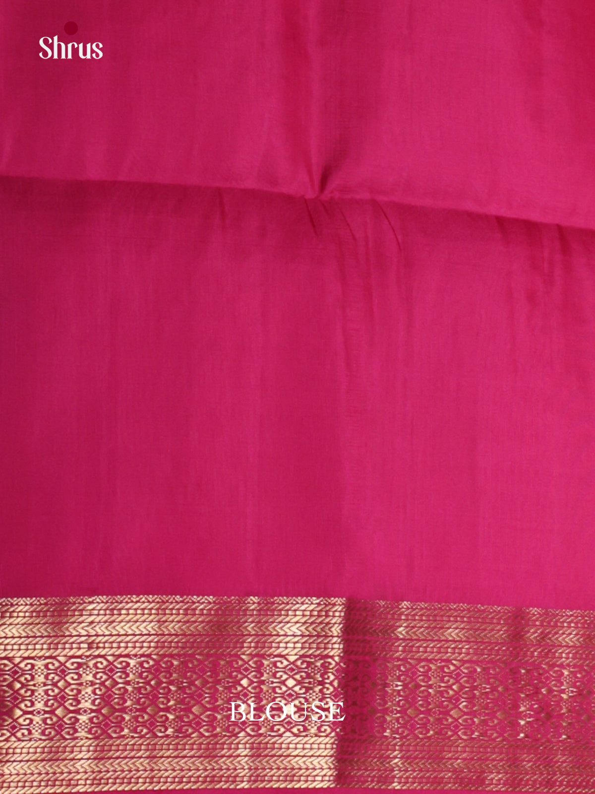 Majestic Blue & Pink Soft Silk Saree with zari buttas & traditional zari border